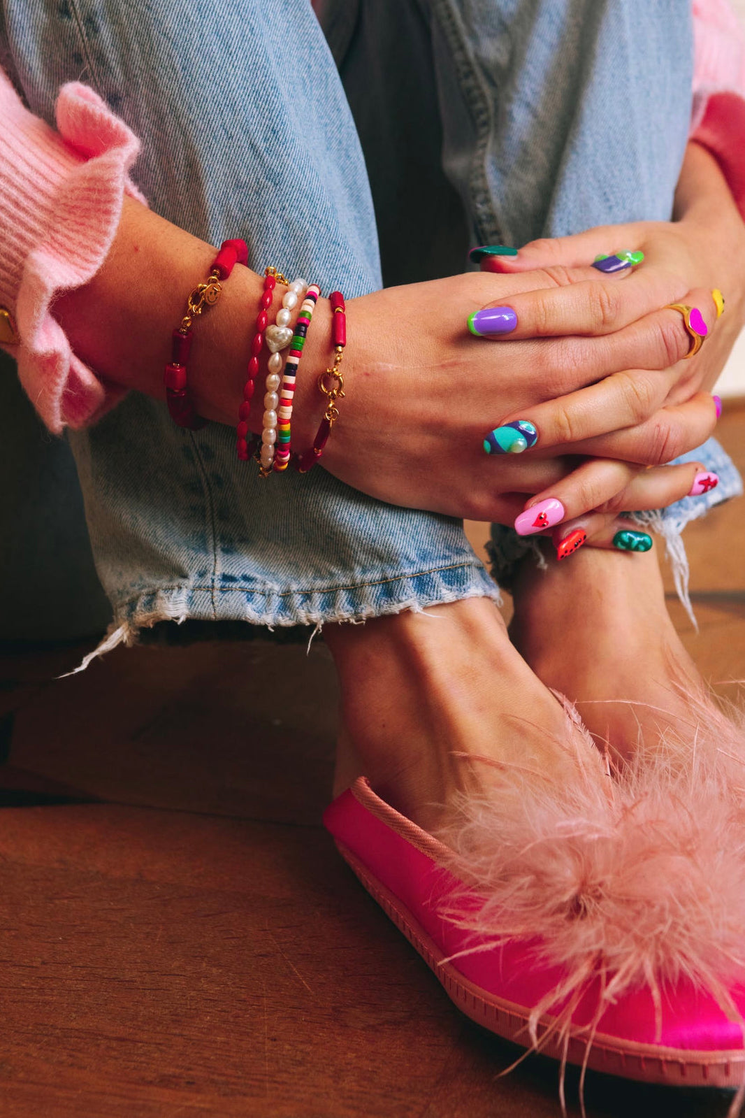 Tommy Coral Bracelet - Red