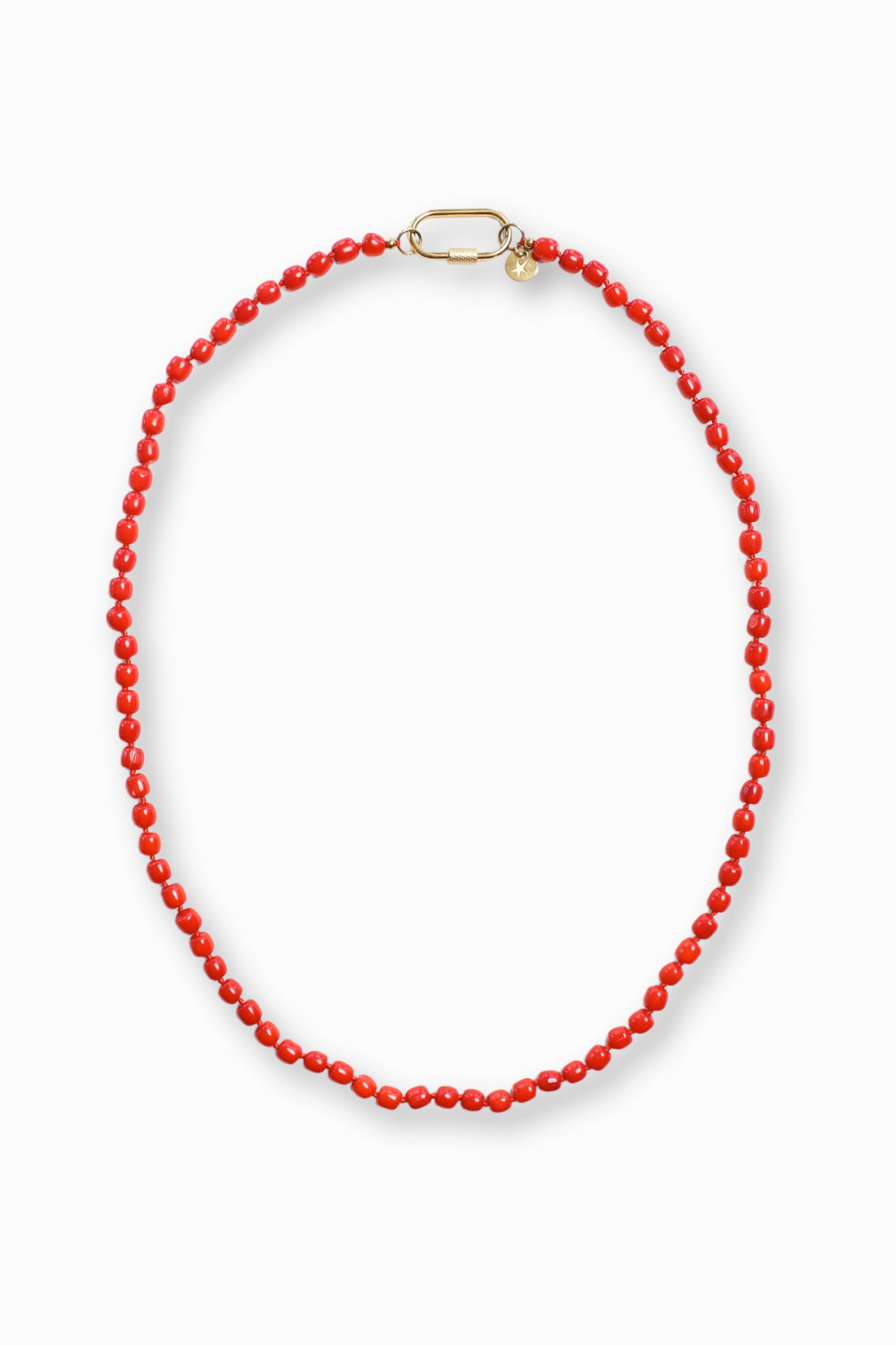 Tommy Knotted Necklace - Red
