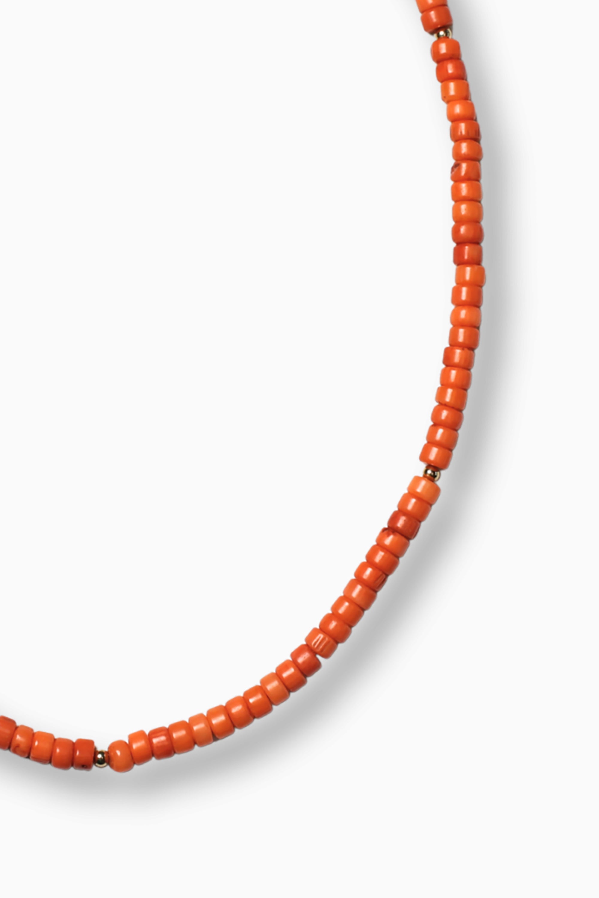 Tommy Necklace - Gold Orange
