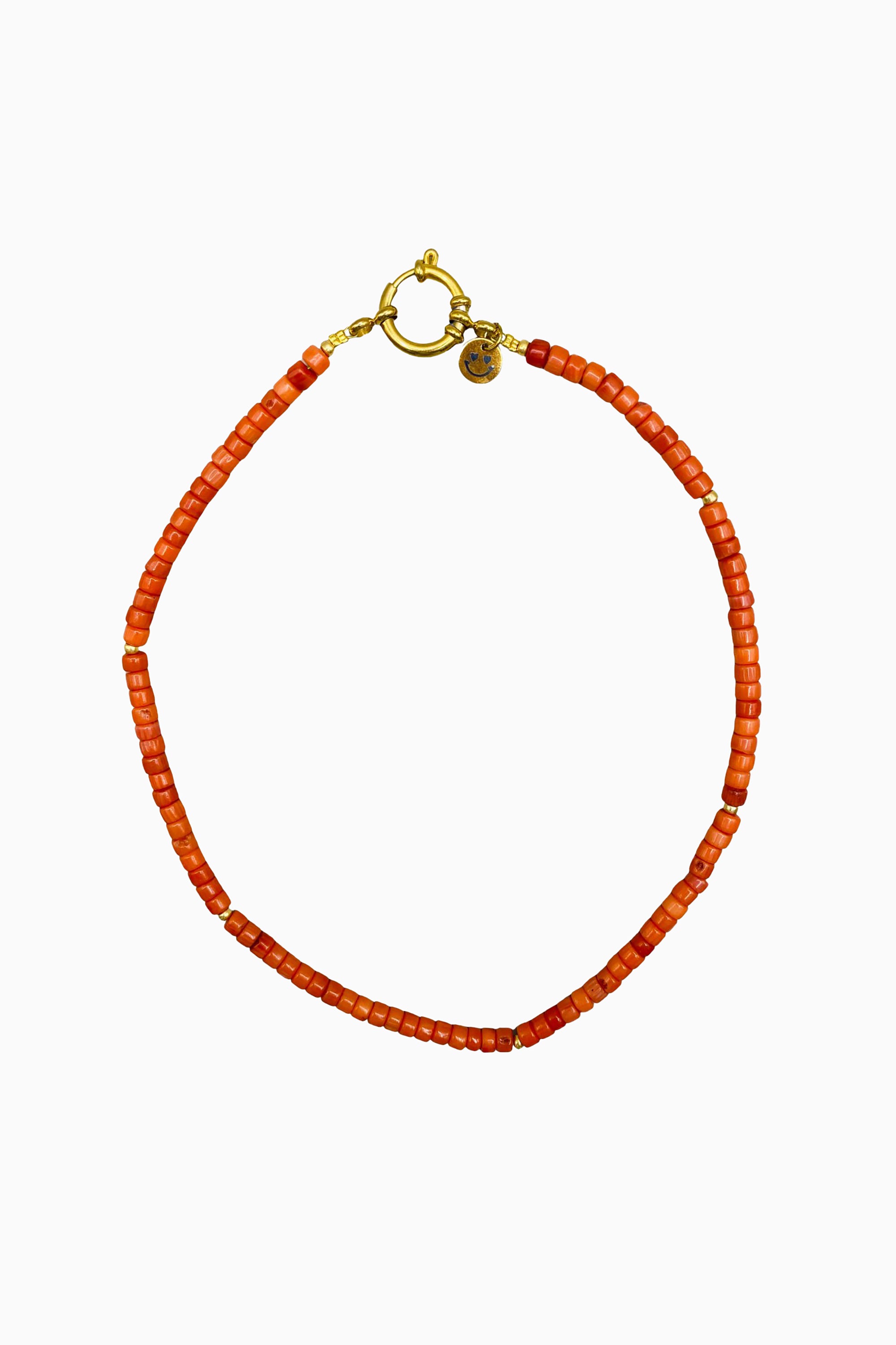 Tommy Necklace - Orange Gold