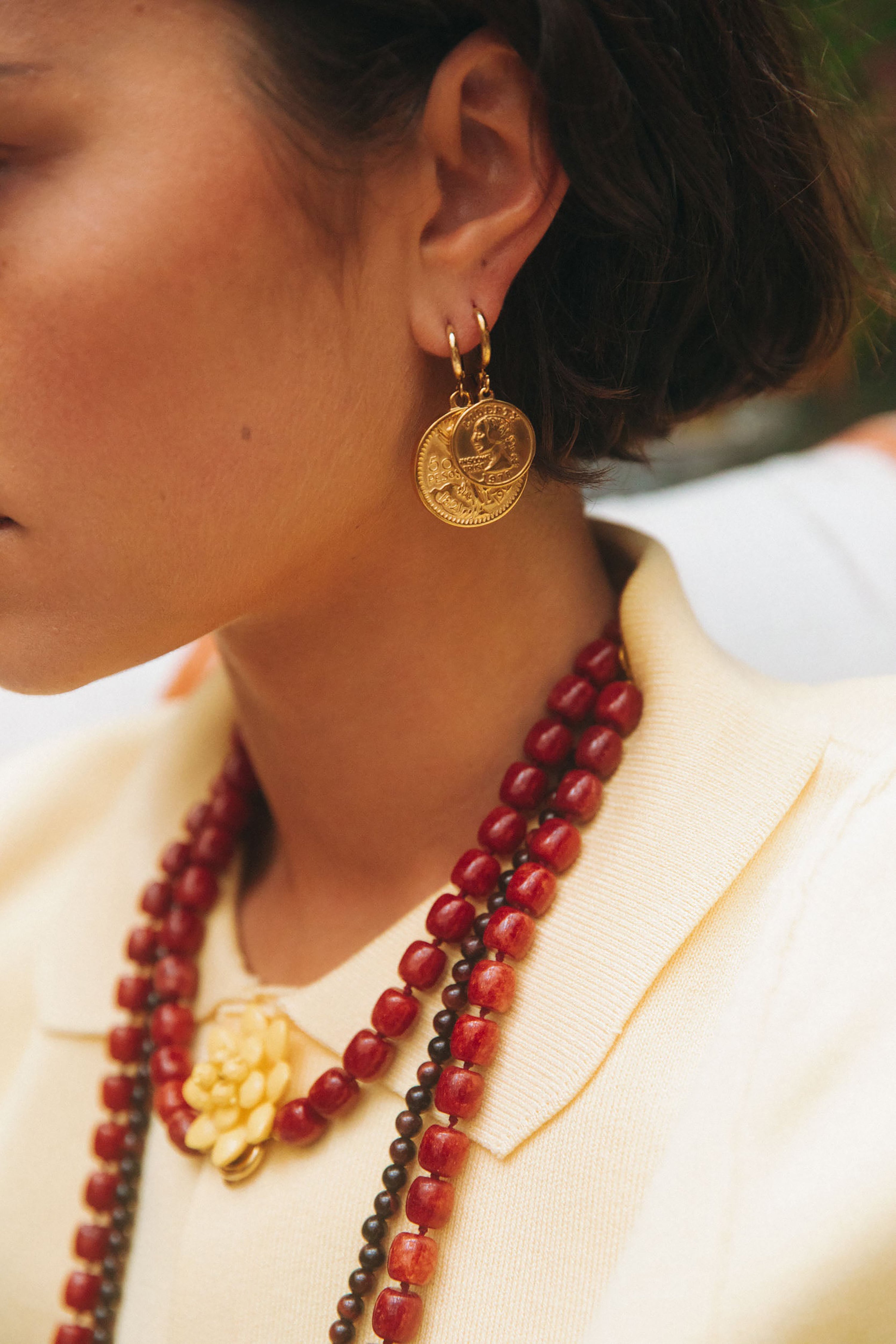 William Necklace - Copper Red