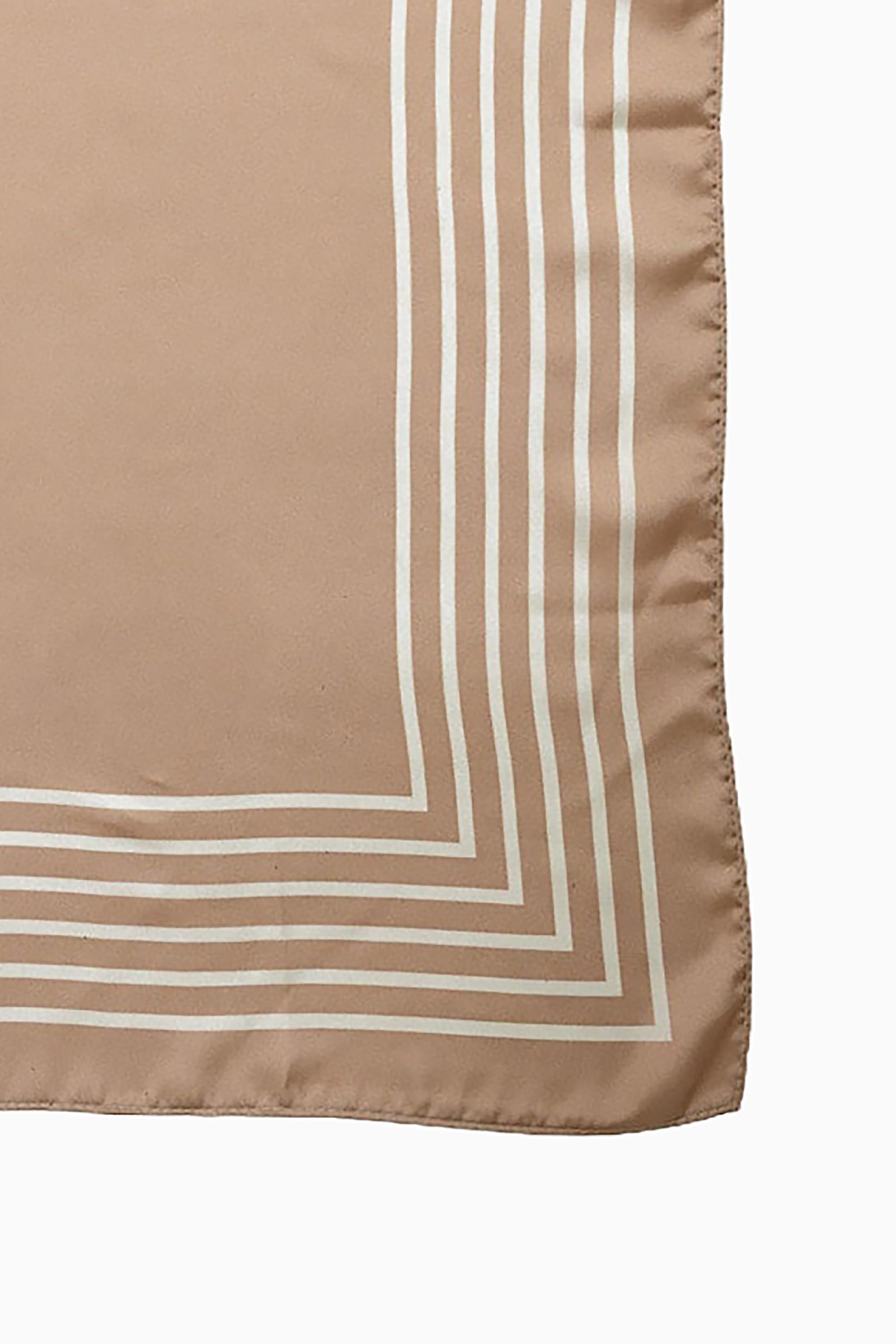 Elle Silk Scarf - Pearl Beige