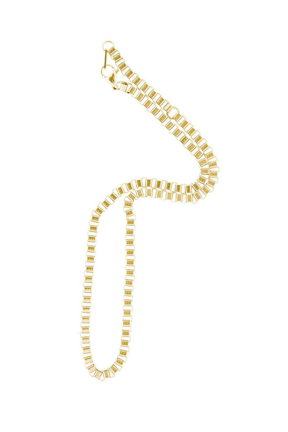Box Chain Necklace - Gold