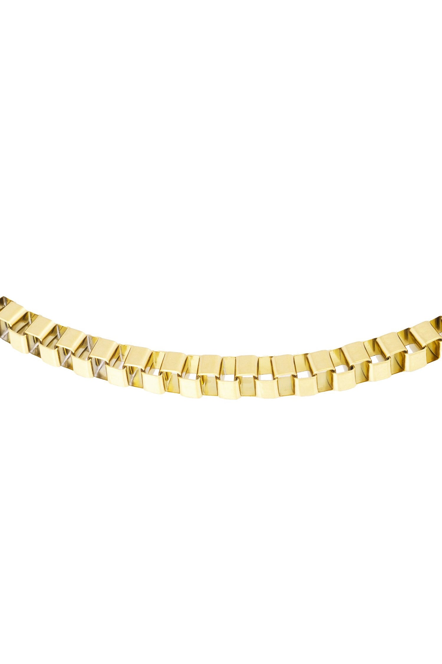 Bandhu Box Chain Necklace - Gold - RUM Amsterdam
