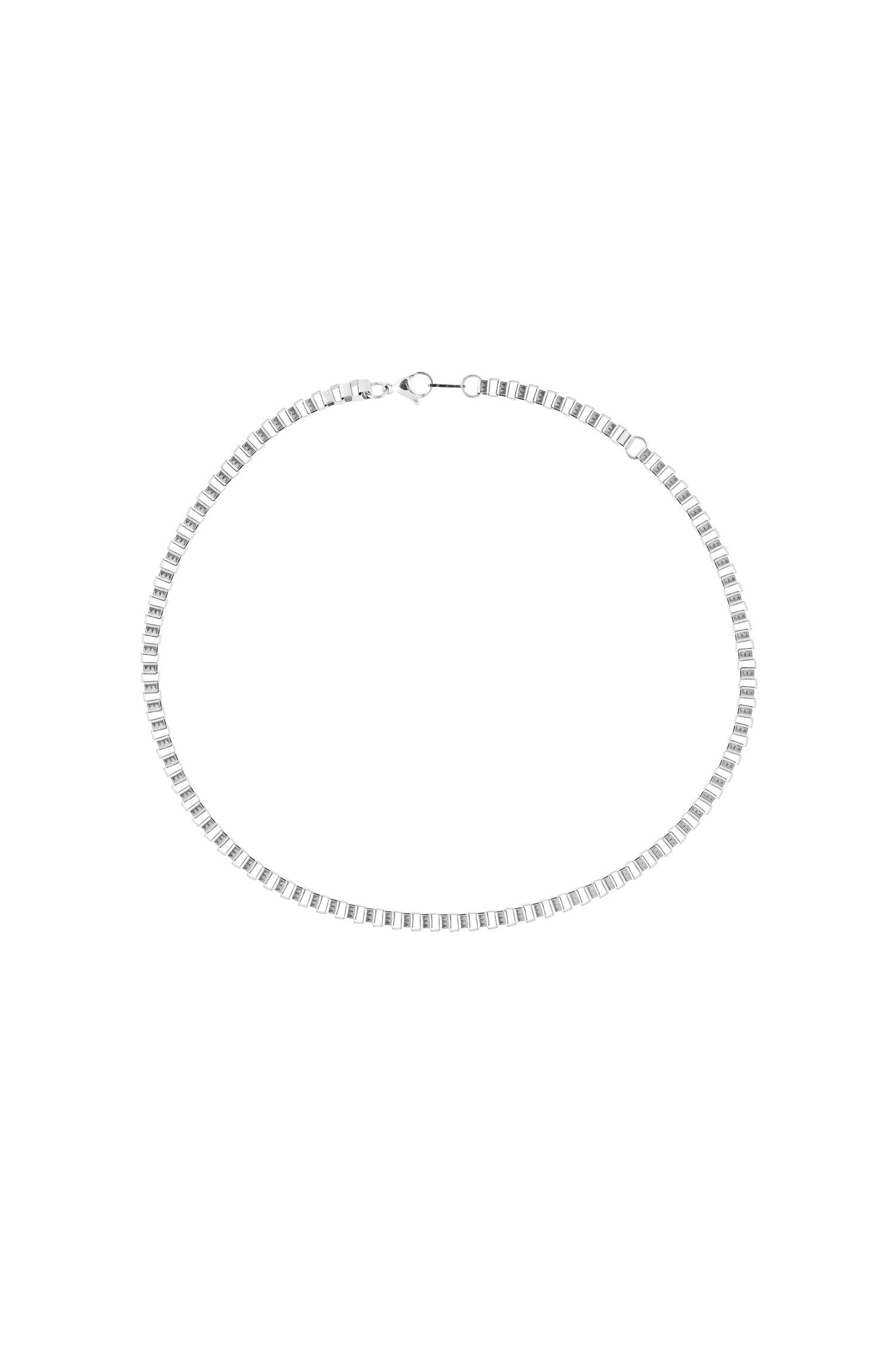 Bandhu Box Chain Necklace - Silver - RUM Amsterdam