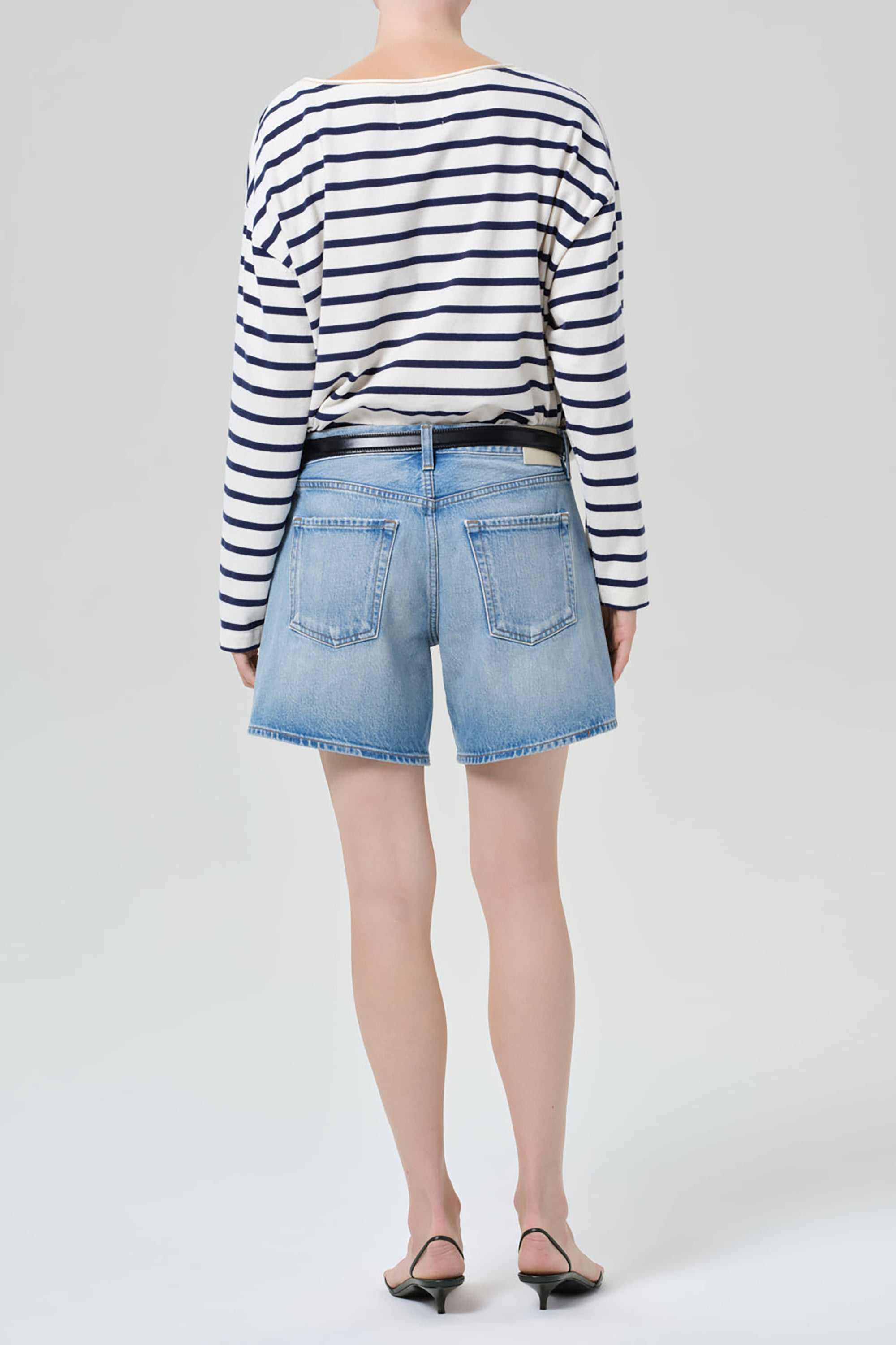 Billie Relaxed Denim Shorts - Sparrow