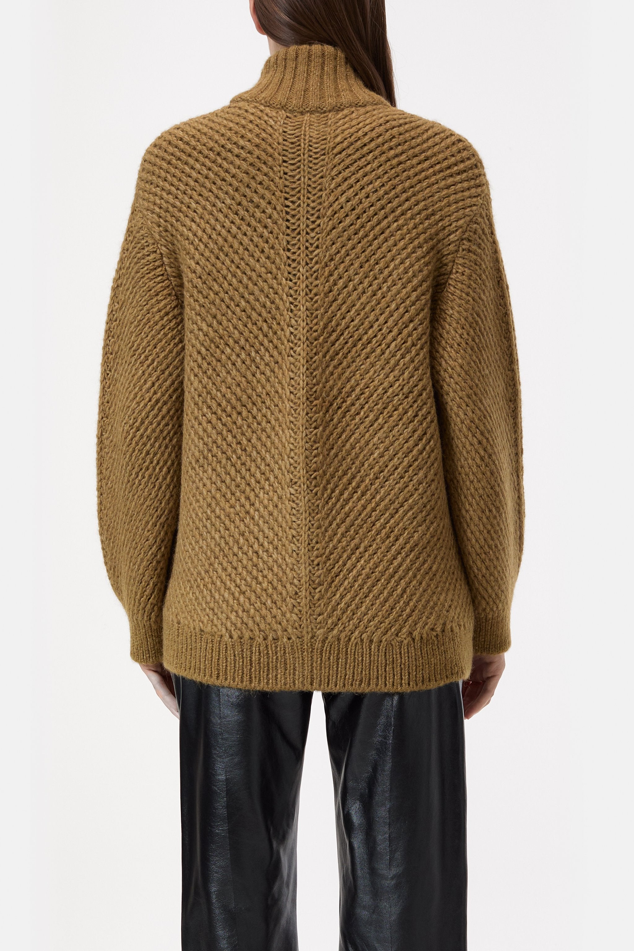 Closed Cardigan Long Sleeve - Tullamore Brown - RUM Amsterdam