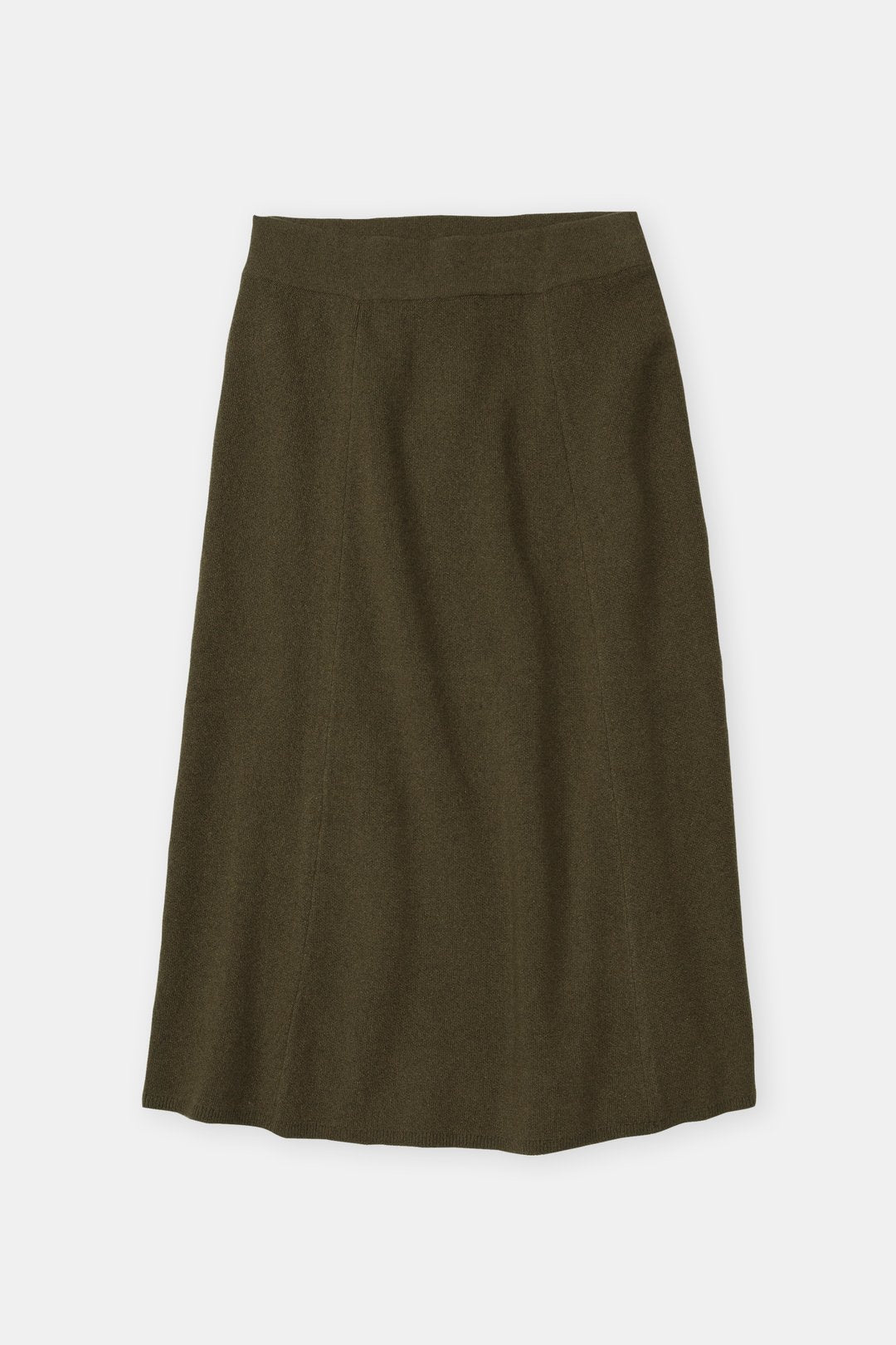 Closed Knit Skirt A-Line - Clover Green - RUM Amsterdam