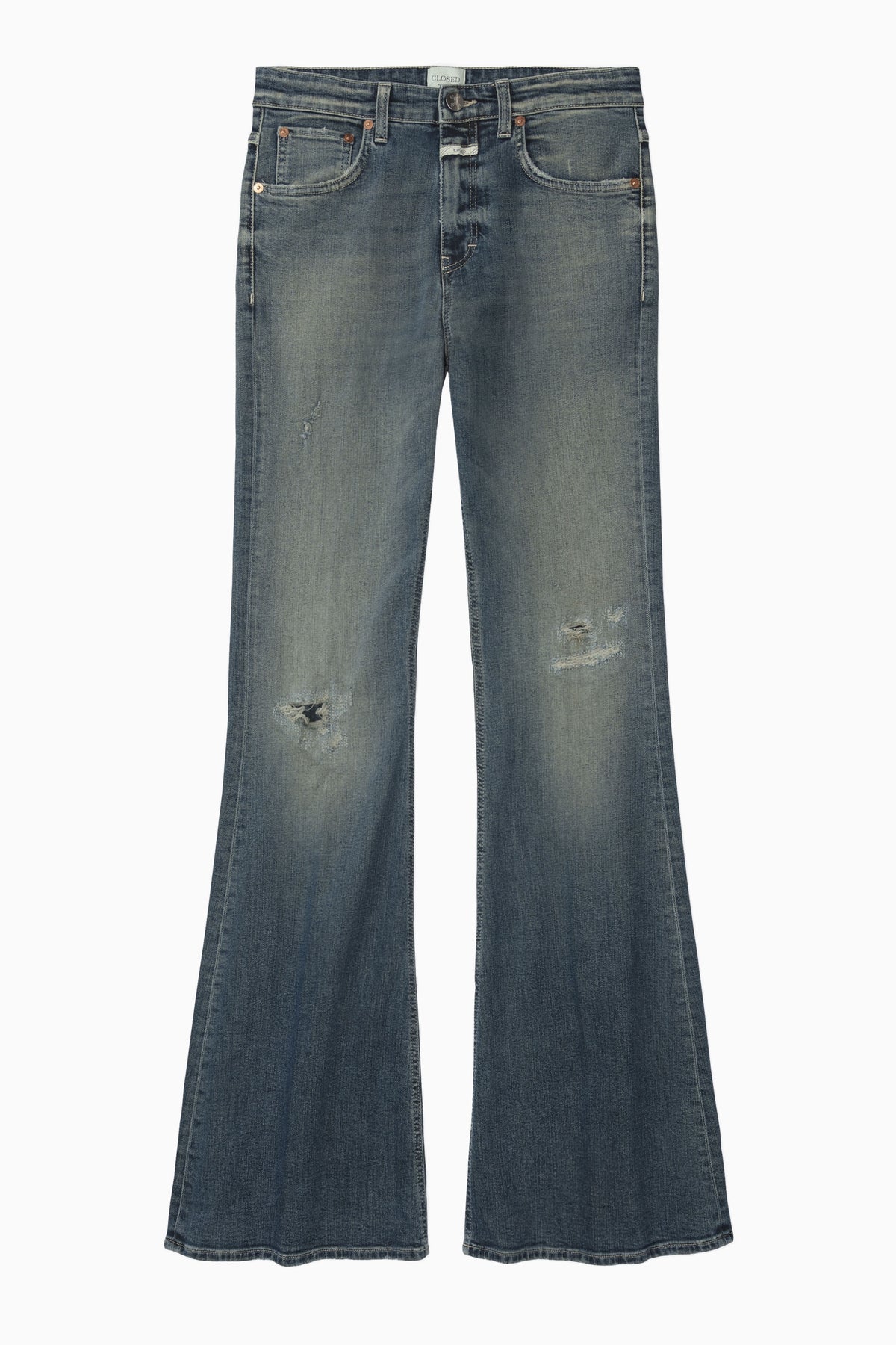 CLOSED Rawlin Jeans - Mid Blue // straight flare denim | RUM Amsterdam