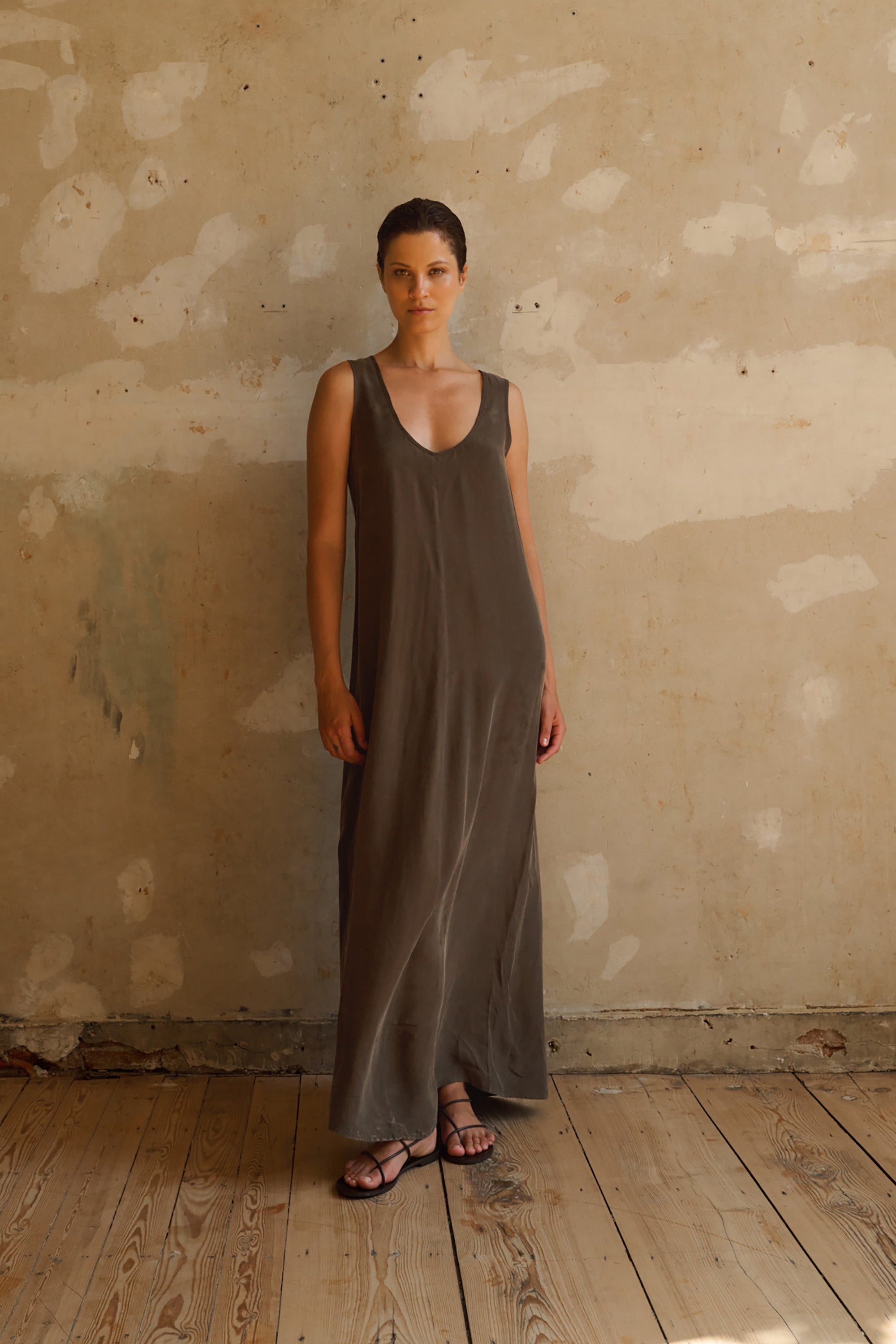 Aliza Dress - Chocolate