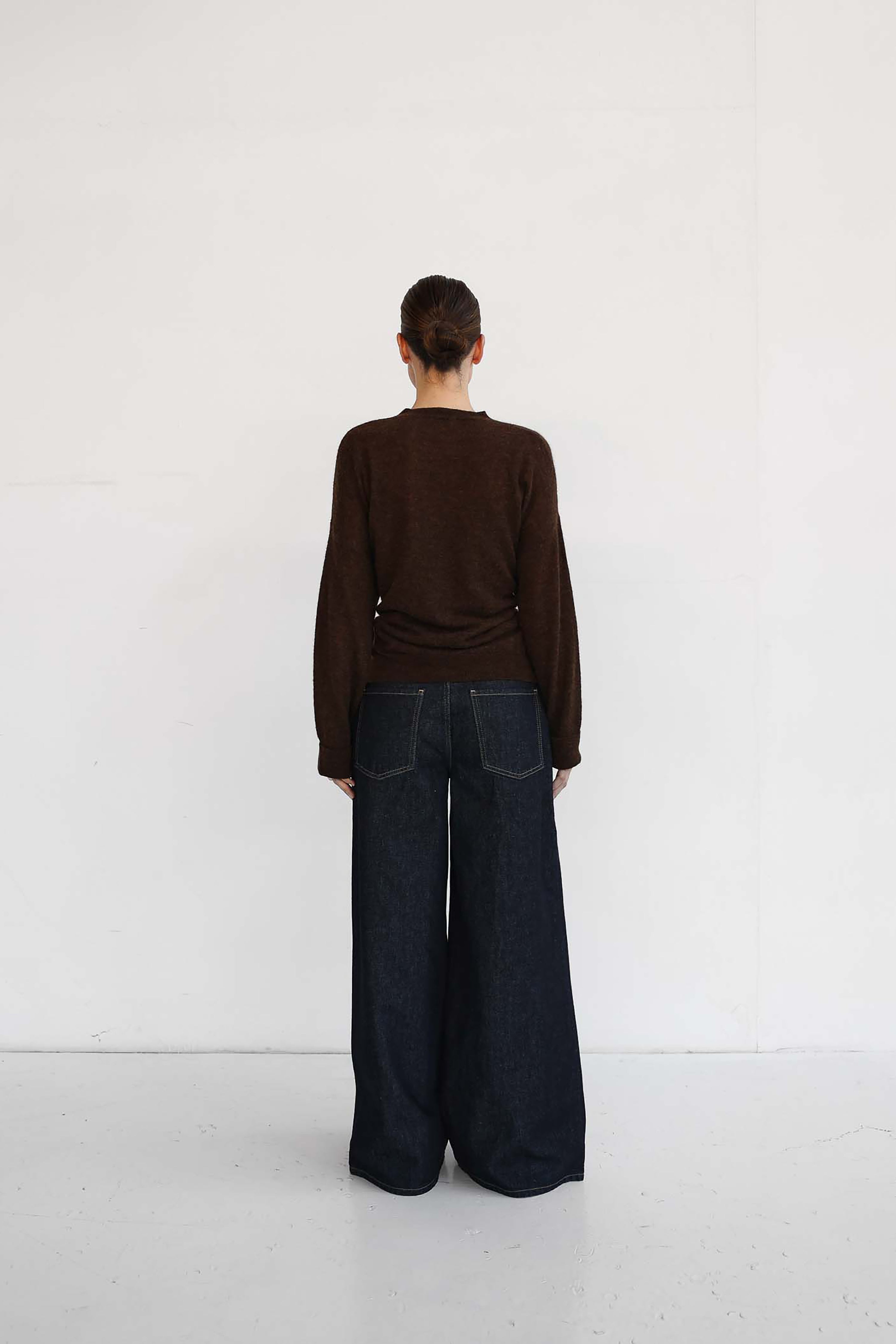 Helene Button Knit Top - Fudge