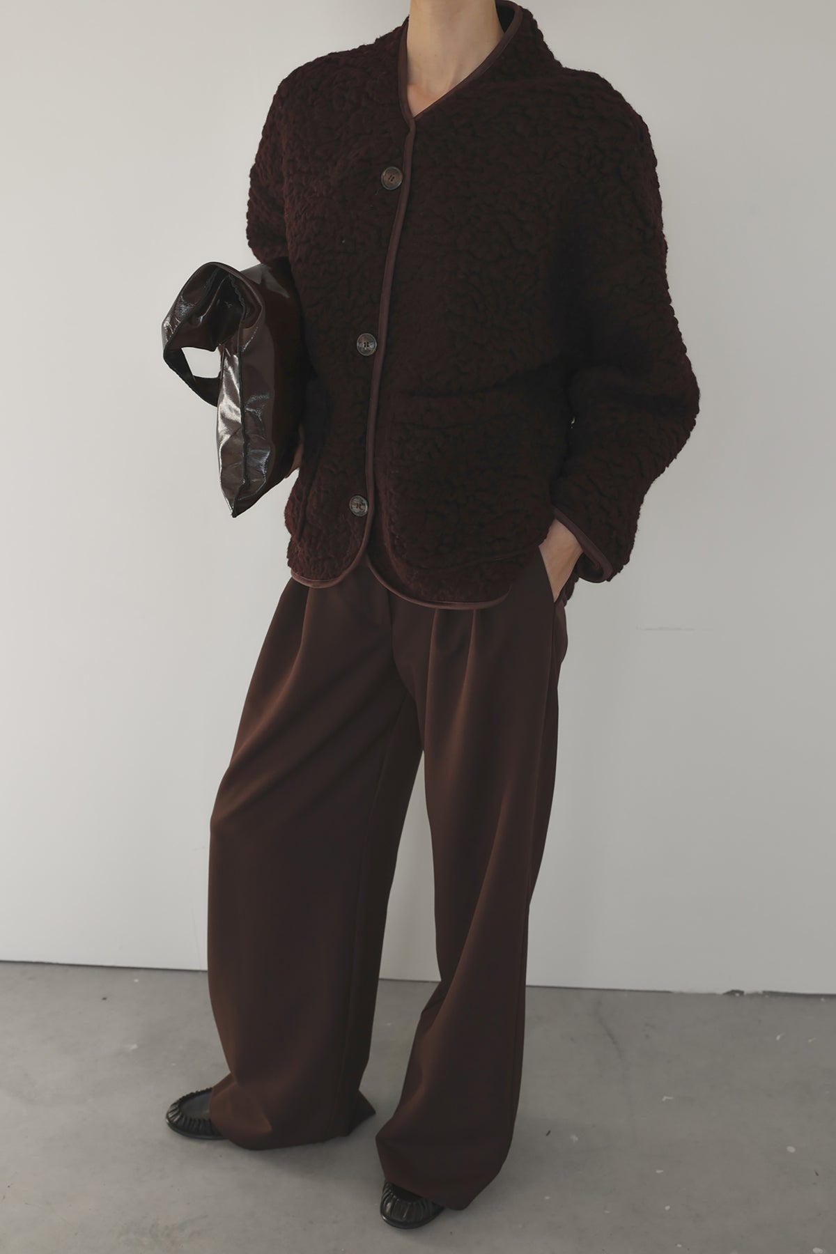 Una Teddy Jacket - Auburn