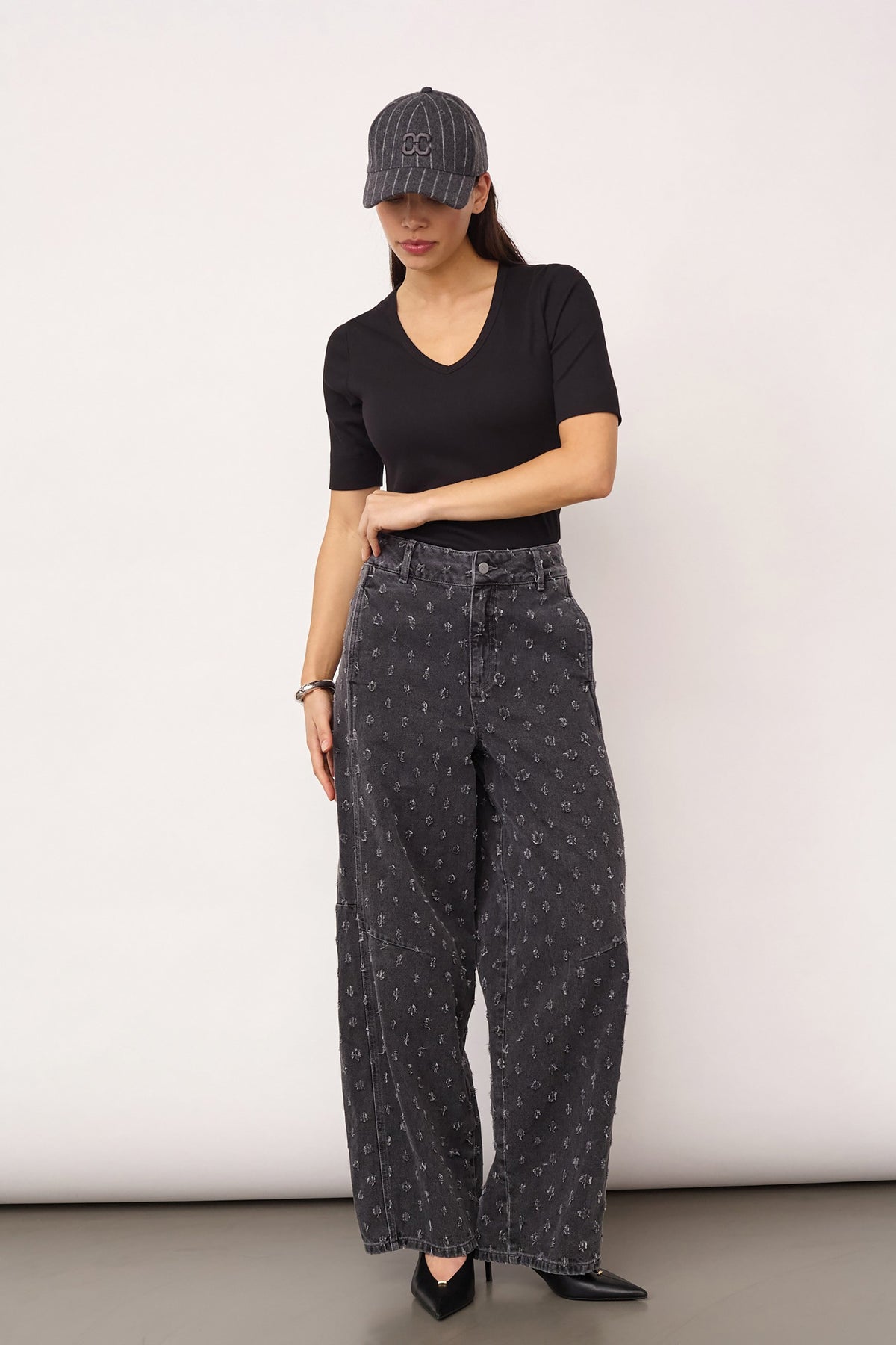  Derri Dot Jeans - Mid Grey - RUM Amsterdam