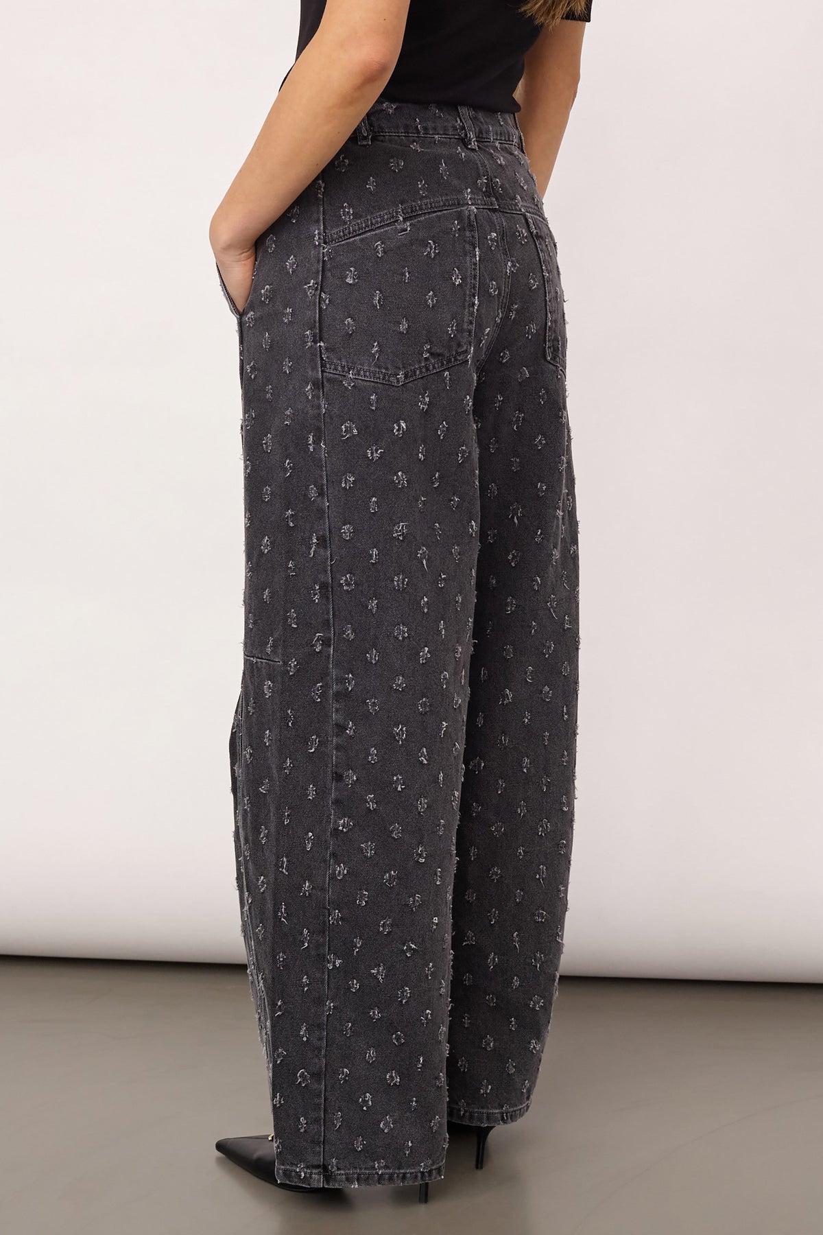  Derri Dot Jeans - Mid Grey - RUM Amsterdam