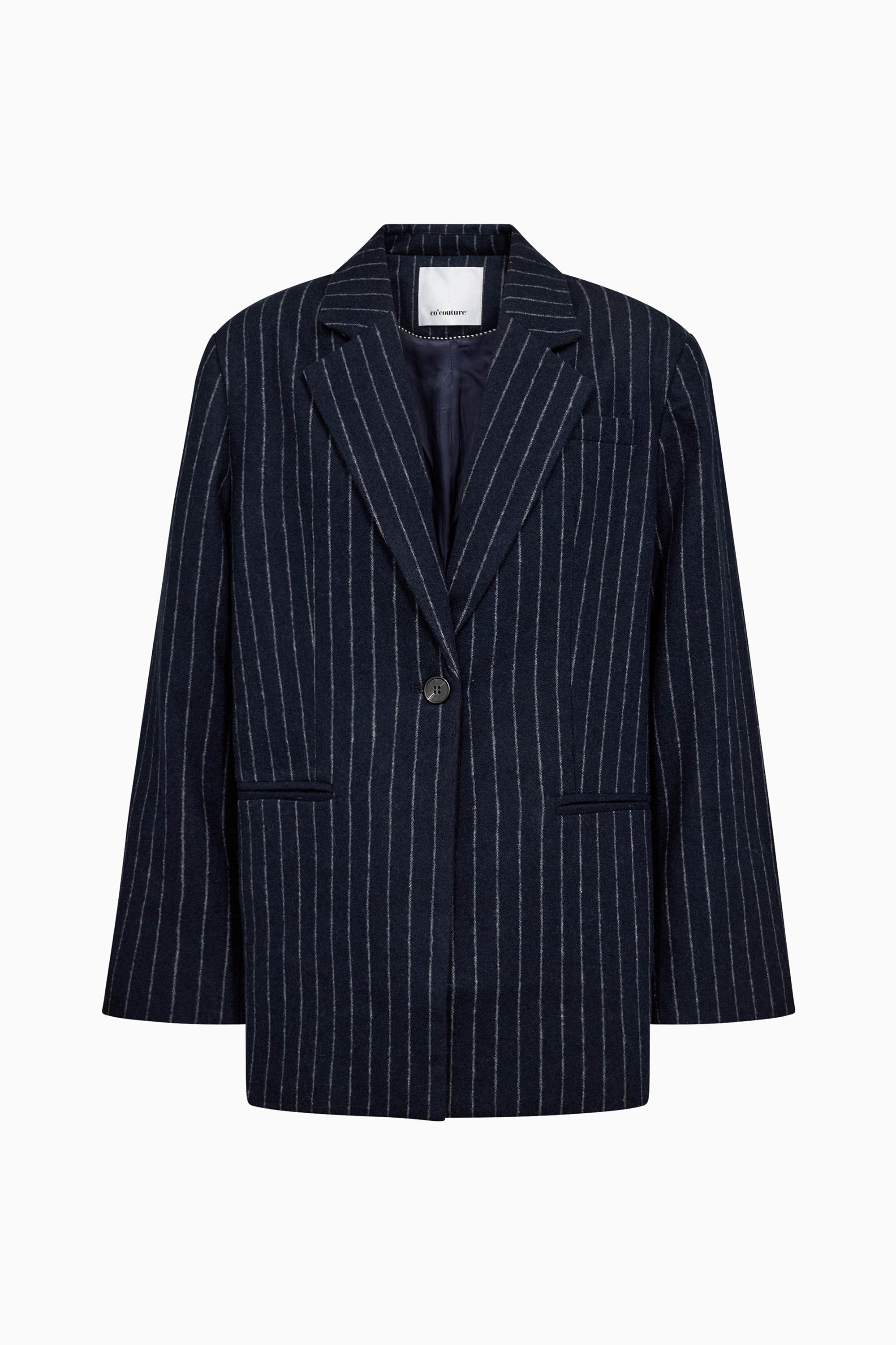 Naida Pin Power Blazer - Navy