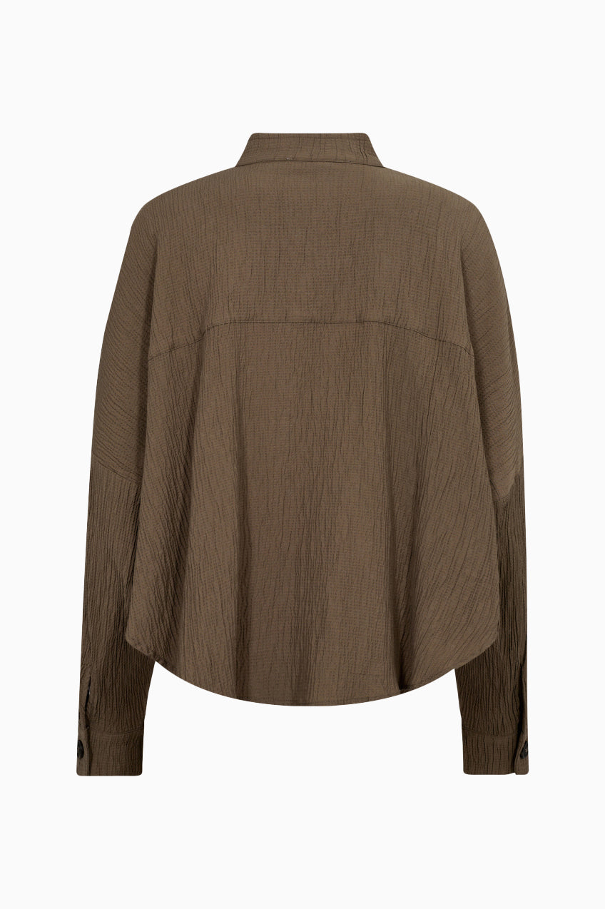 Angela Wing Shirt - Walnut