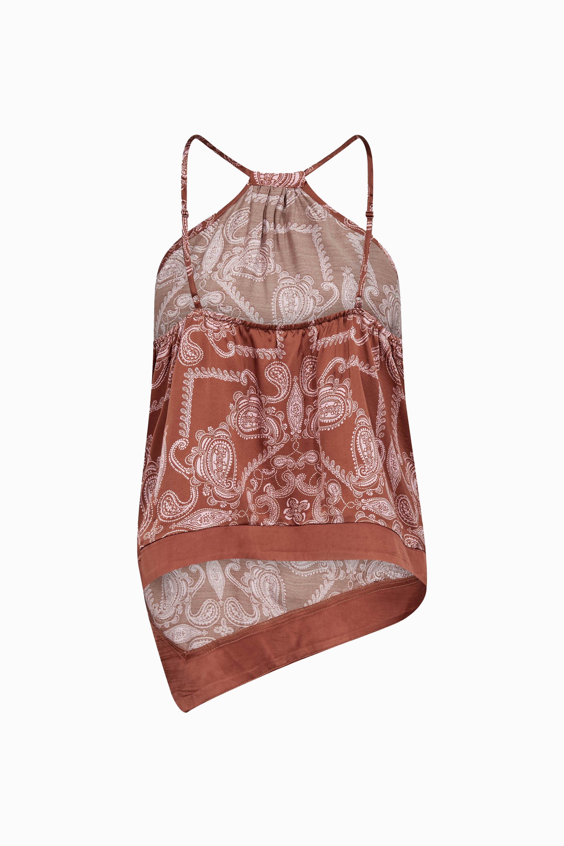 Bandie Asym Strap Top - Suntan