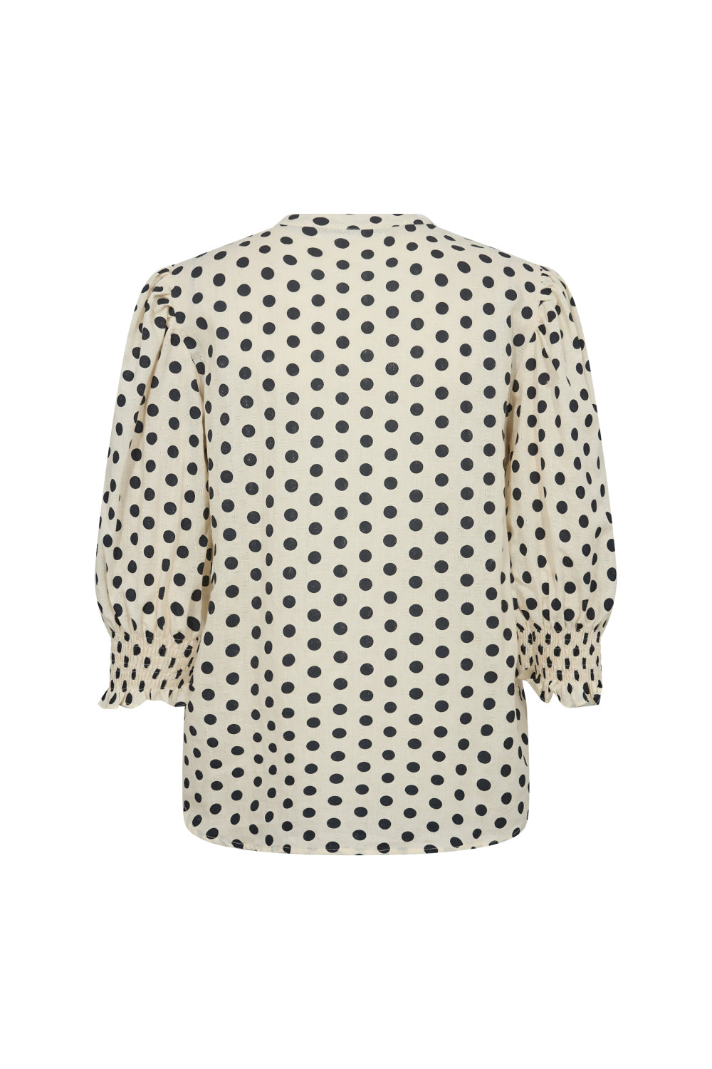 Co'Couture Davi Dot SS Blouse - Off White / Navy - RUM Amsterdam