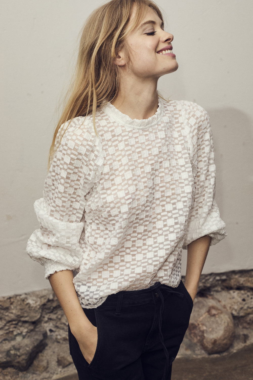 Co'Couture Elinor Blouse - White - RUM Amsterdam