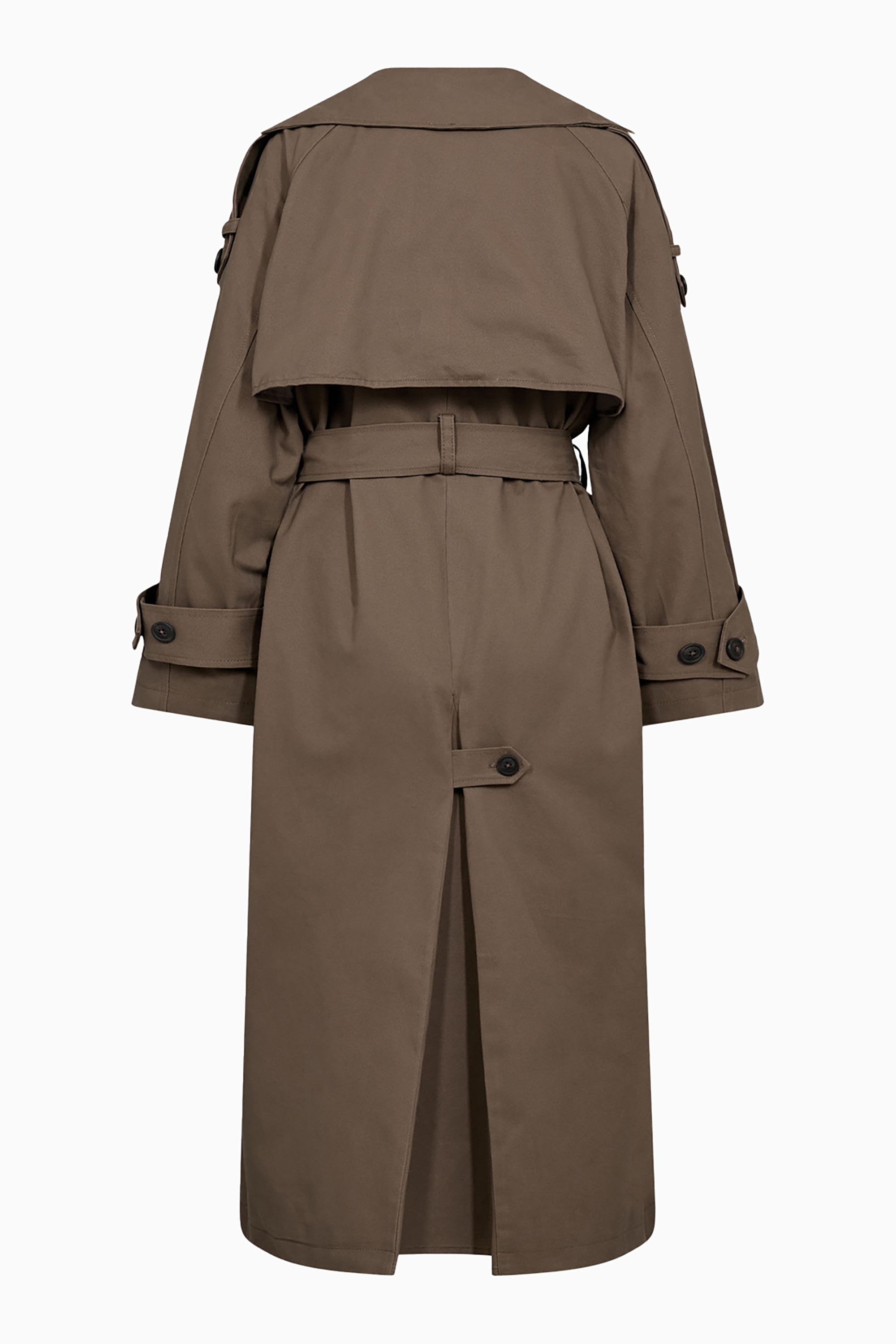 Ethan Trench Coat - Walnut