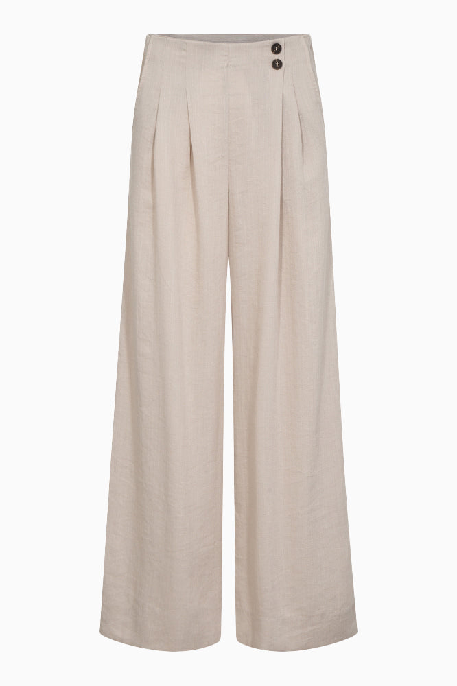 Eva Pleat LL Pant - Walnut