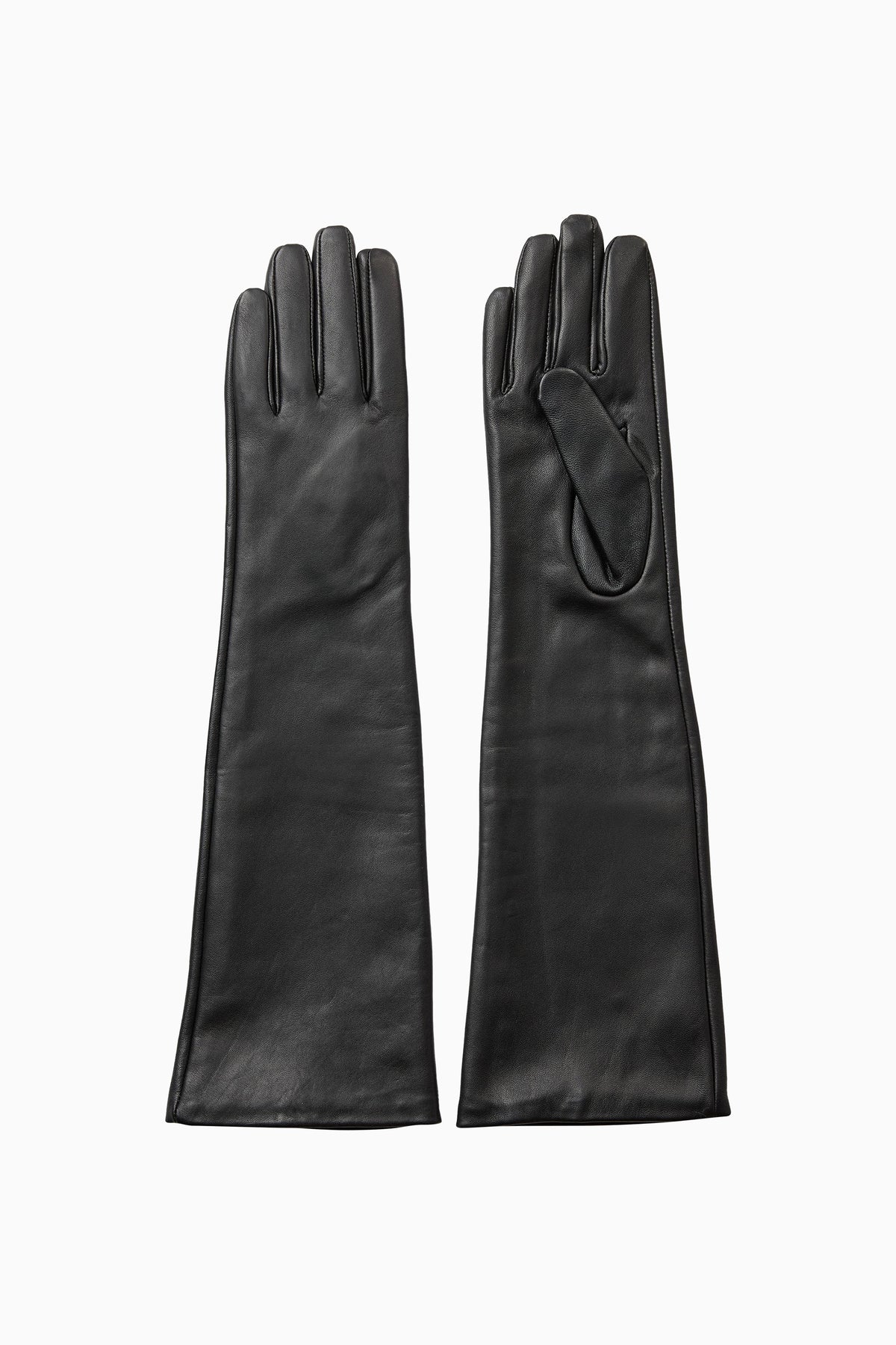 Gaby Leather Gloves - Black