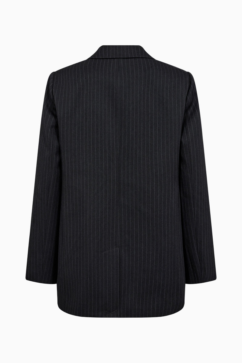 Co'Couture Ida Pin Single Oversized Blazer - Dark Grey - RUM Amsterdam