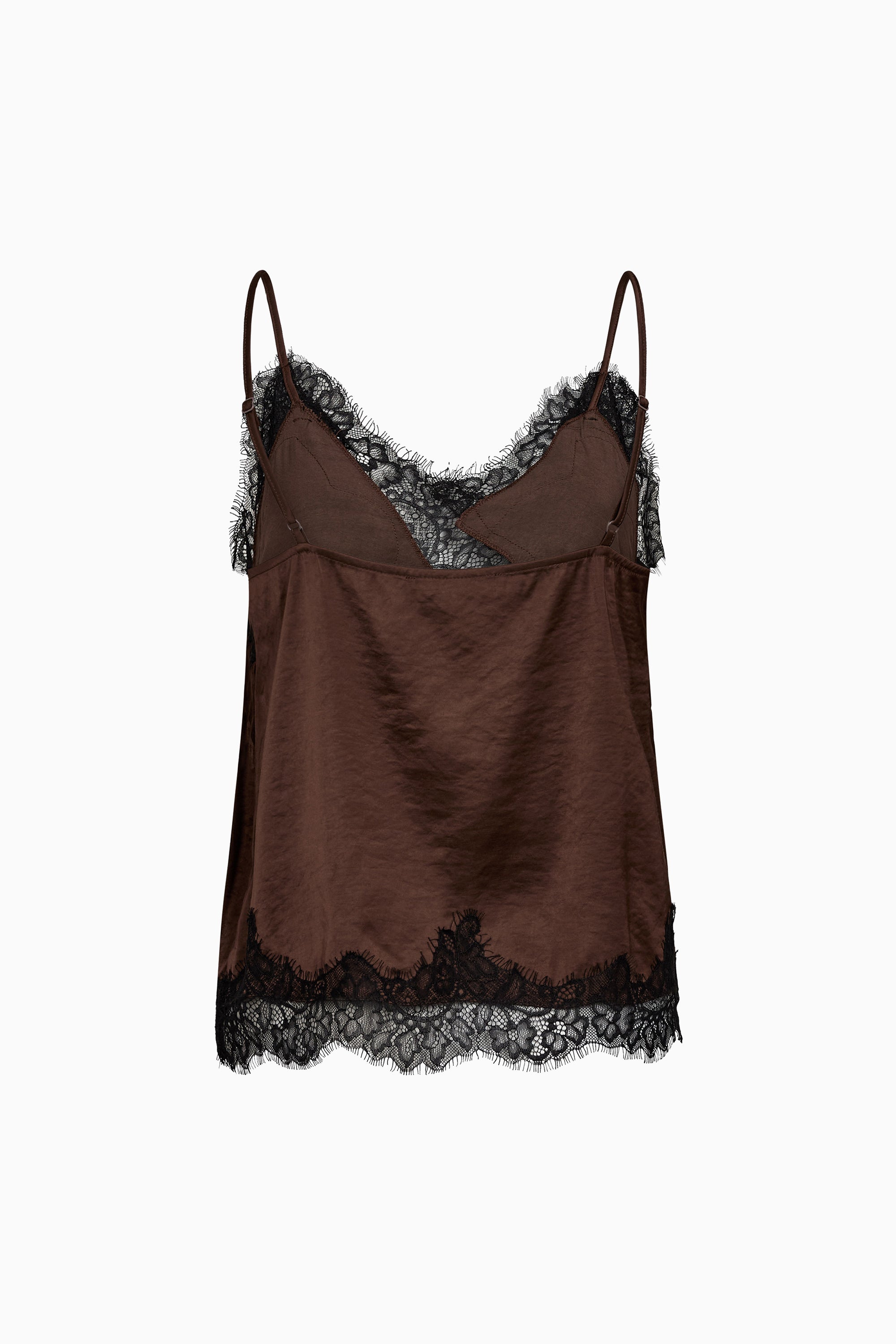 Idun Lace Top - Dark Brown