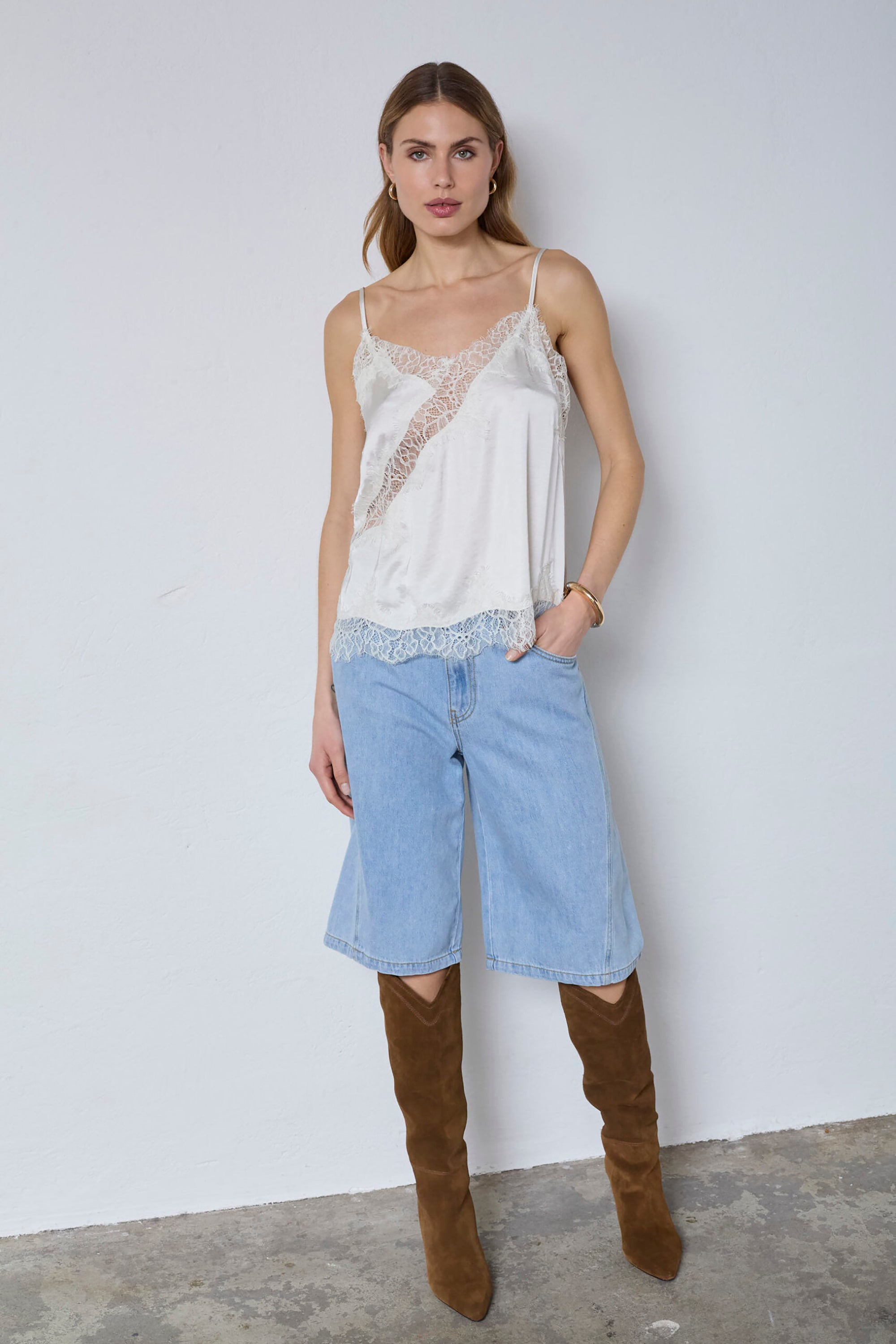 Idun Lace Top - Off White