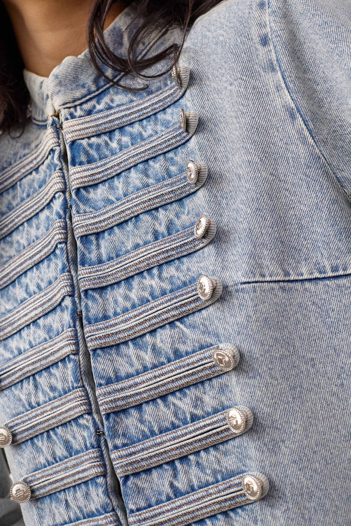 Jackson Officer Denim Jacket - Bleach Denim