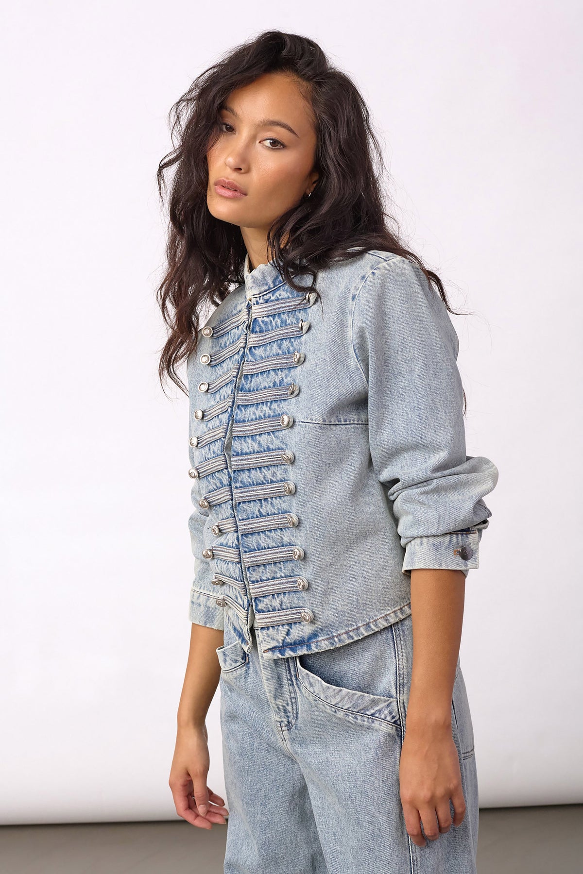 Jackson Officer Denim Jacket - Bleach Denim