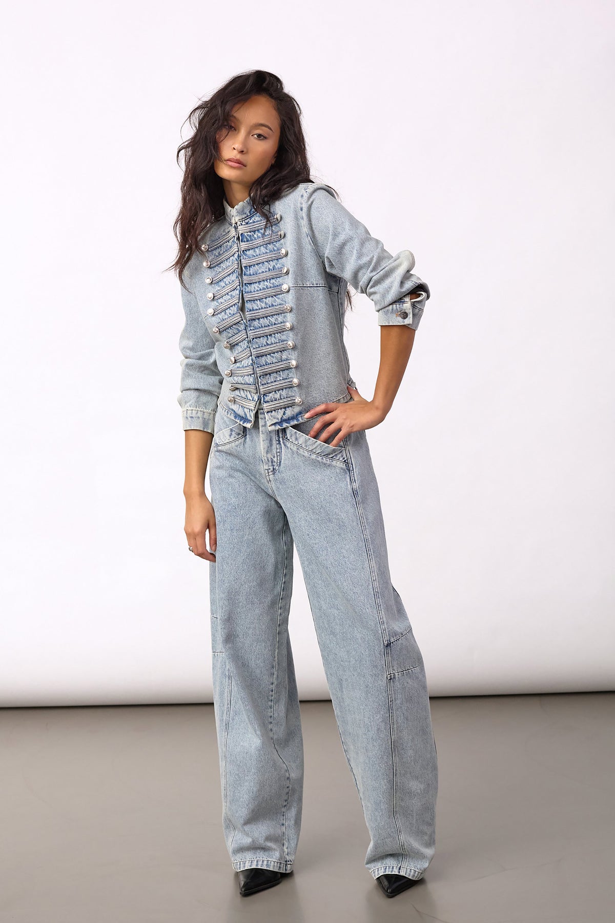 Jackson Officer Denim Jacket - Bleach Denim