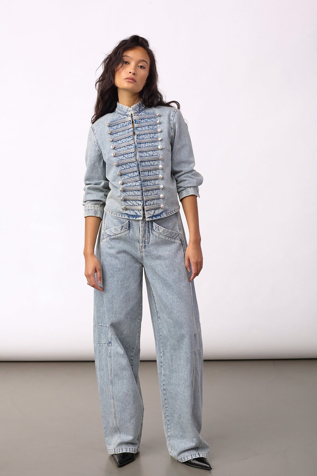 Jackson Officer Denim Jacket - Bleach Denim