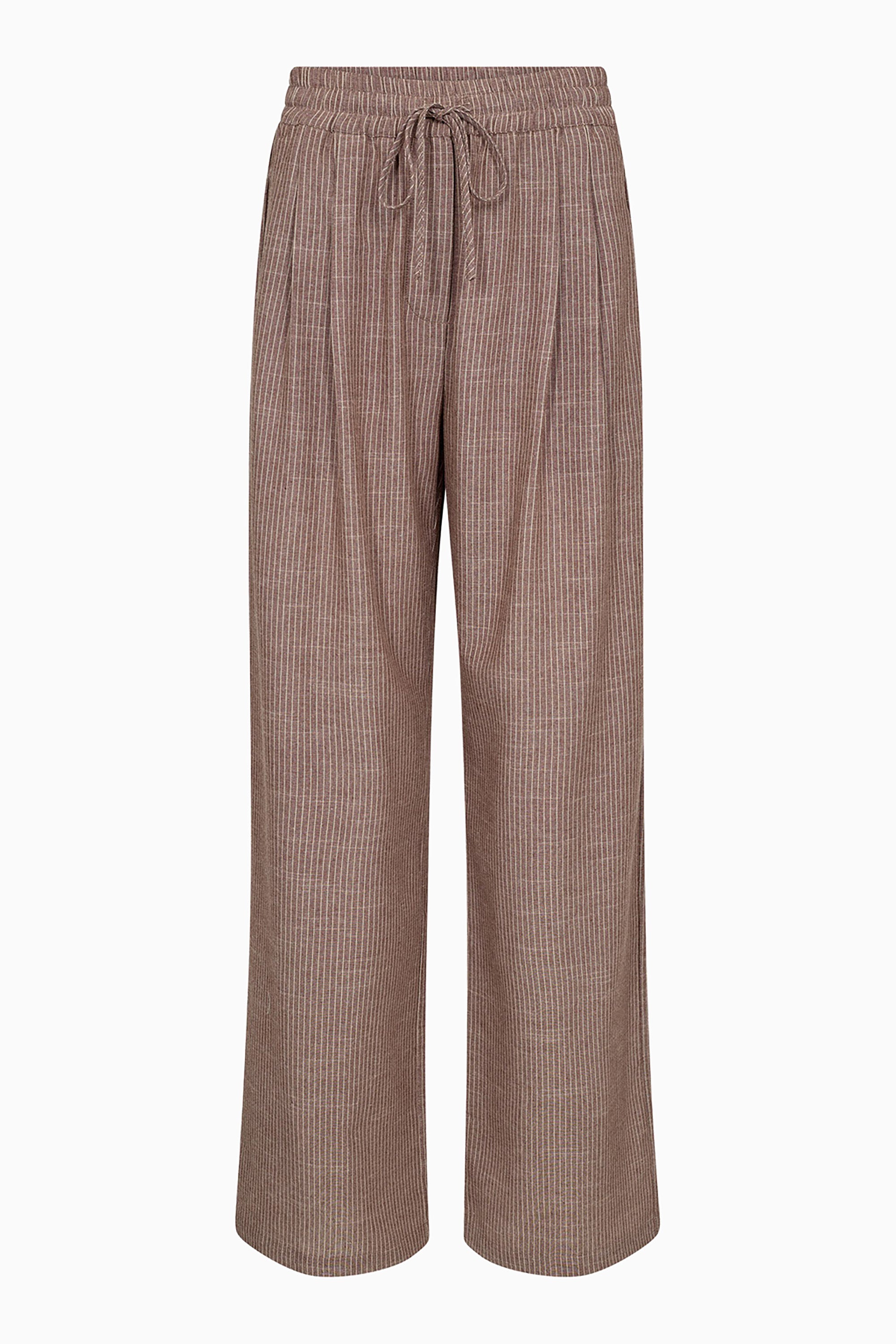 Jiho Stripe LL Pant - Brown