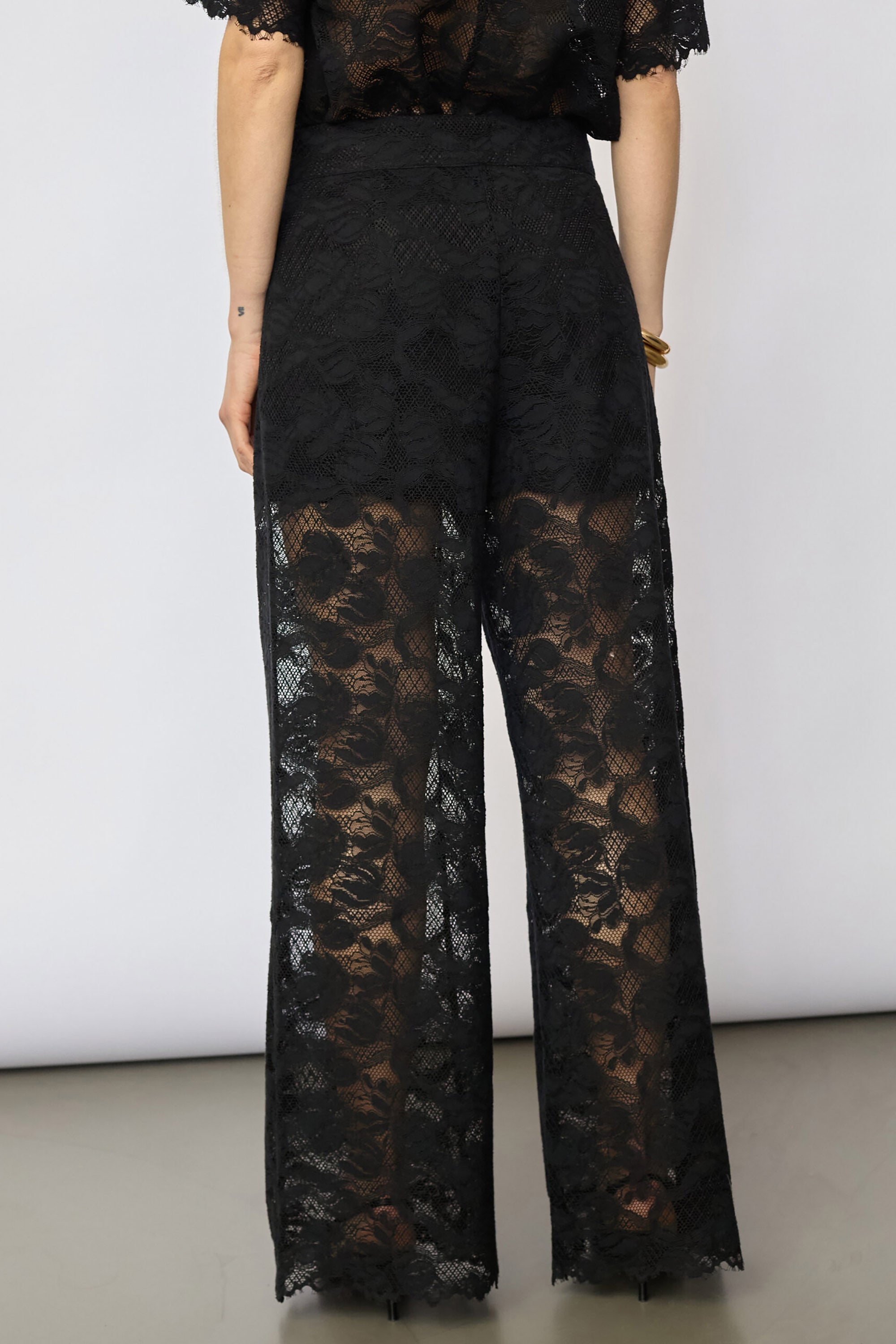 Lanny Lace Pant - Black