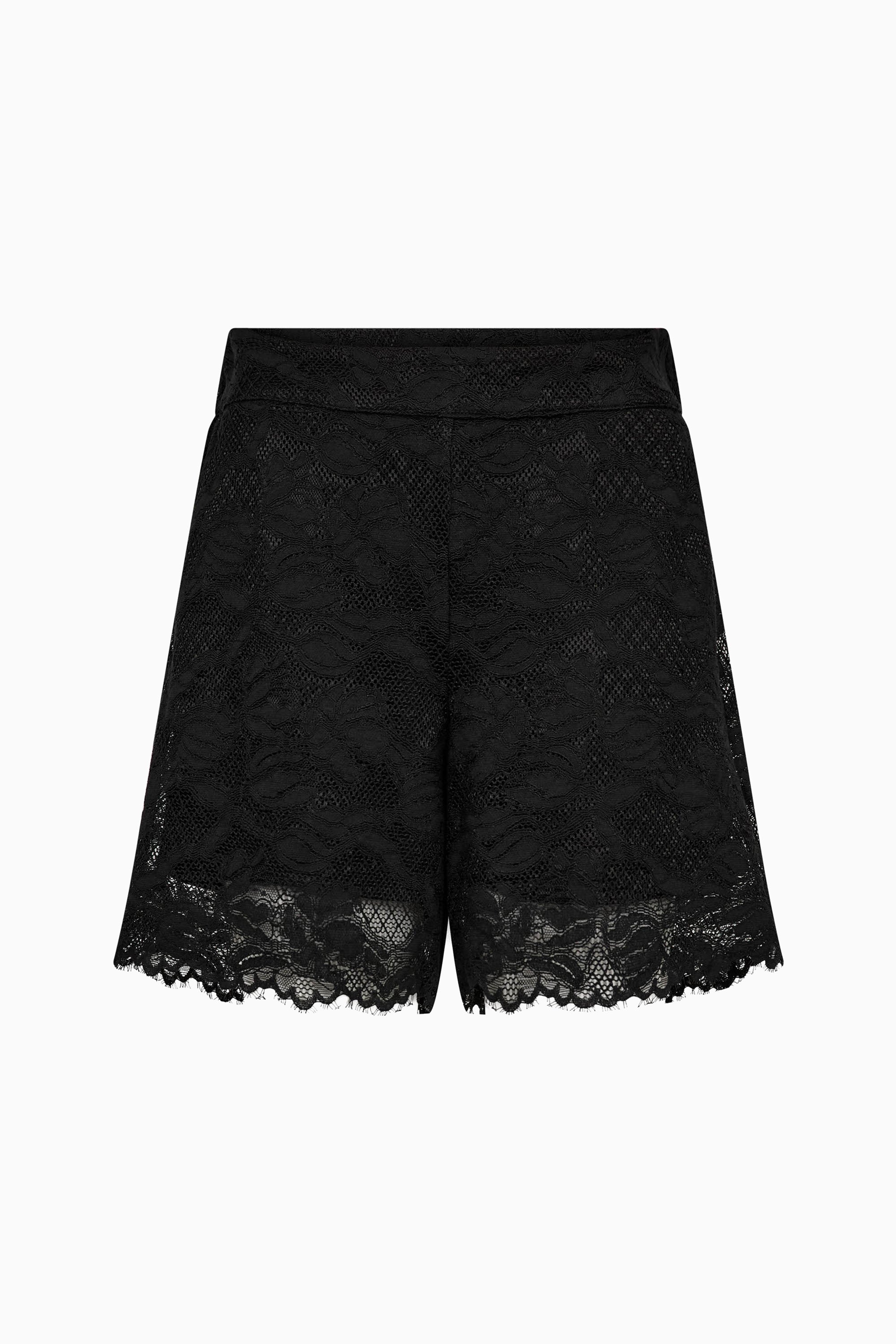 Lanny Lace Shorts - Black