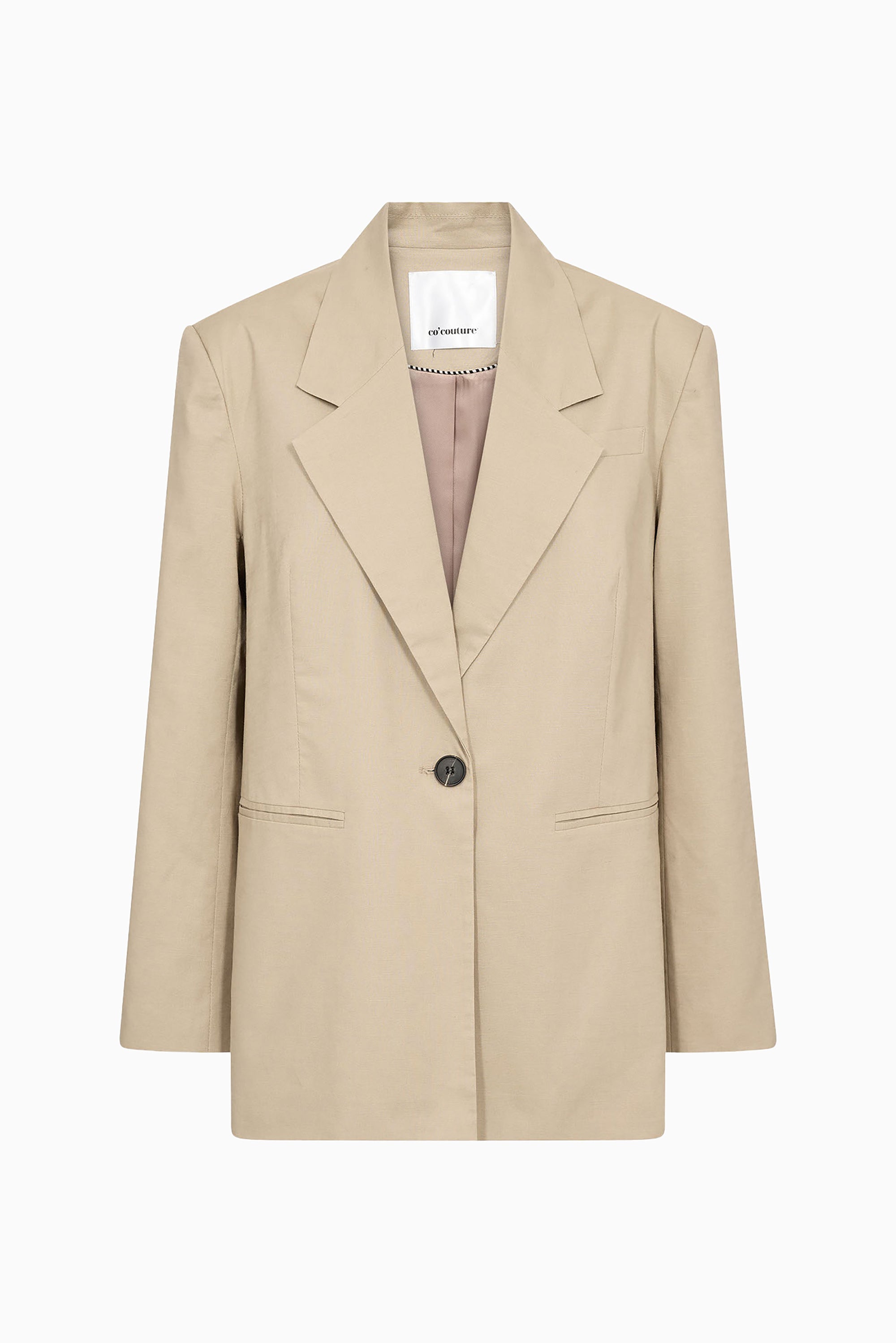 Leila Power Blazer - Bisquit