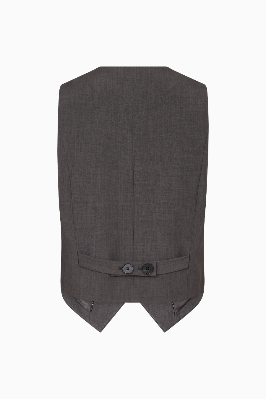 Liane Tailor Vest - Dark Grey