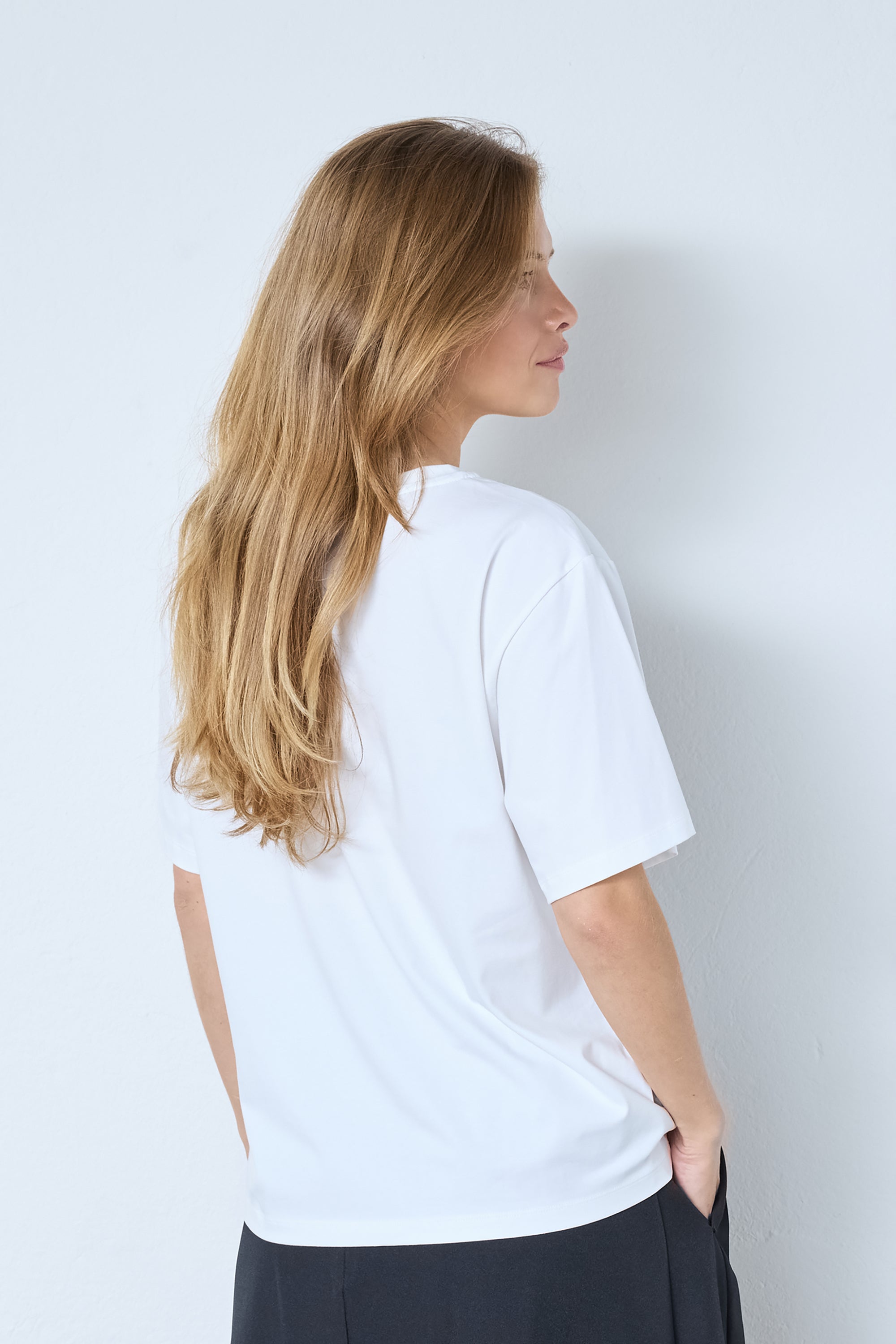 Madina Oversize Tee - White