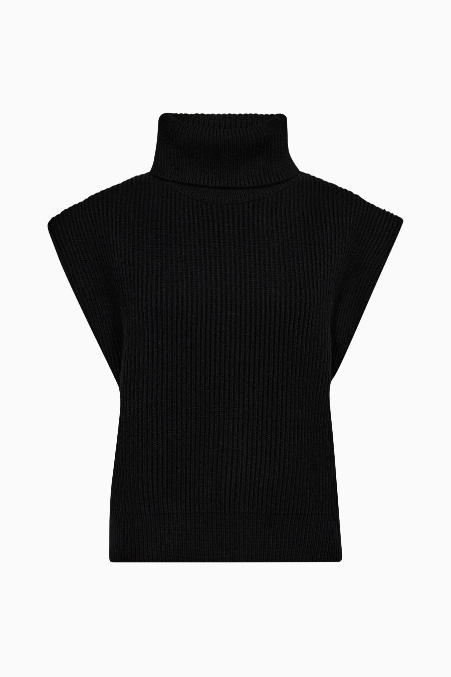  Maja Knit Vest - Black - RUM Amsterdam