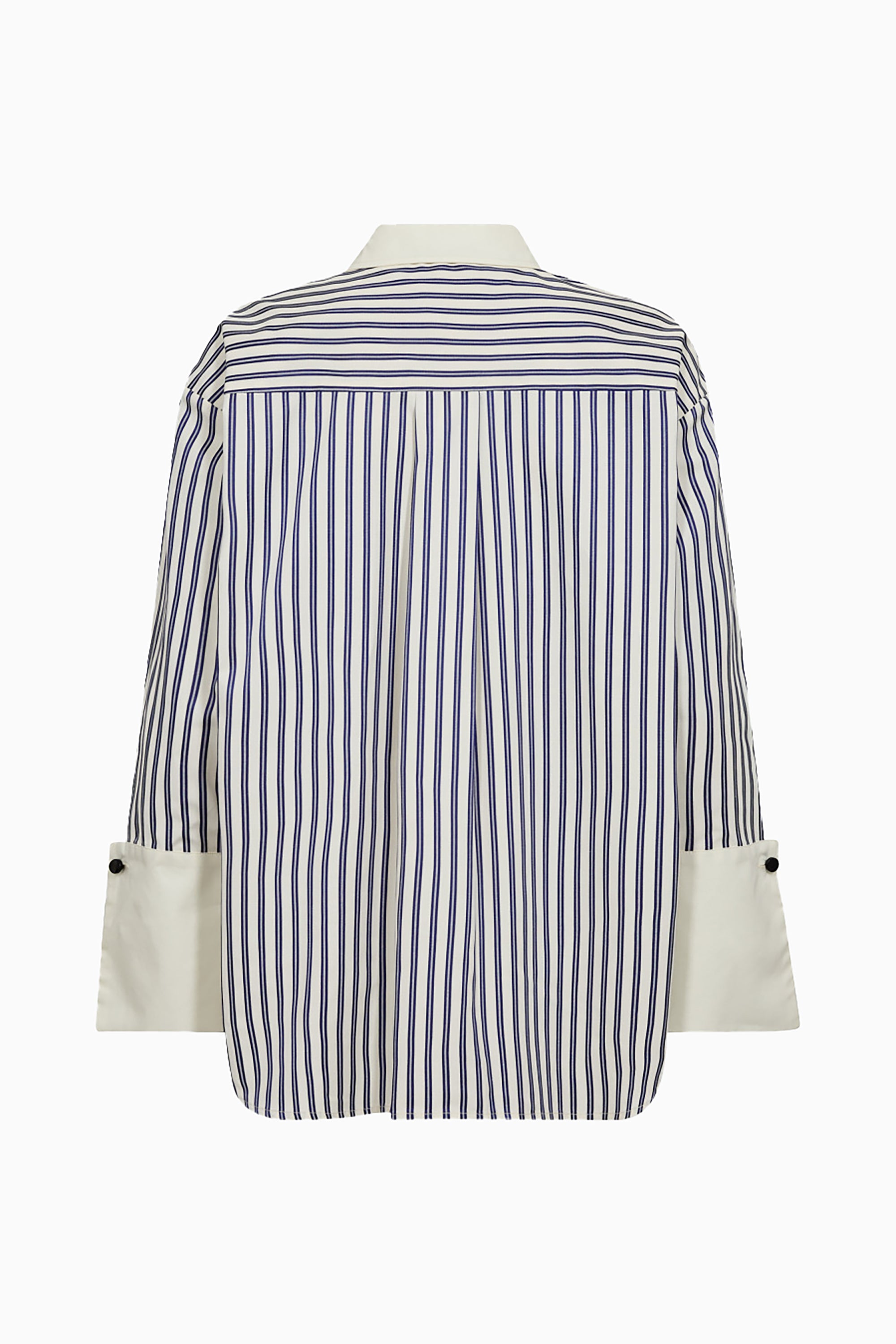 Samson Stripe Cuff Shirt - Navy