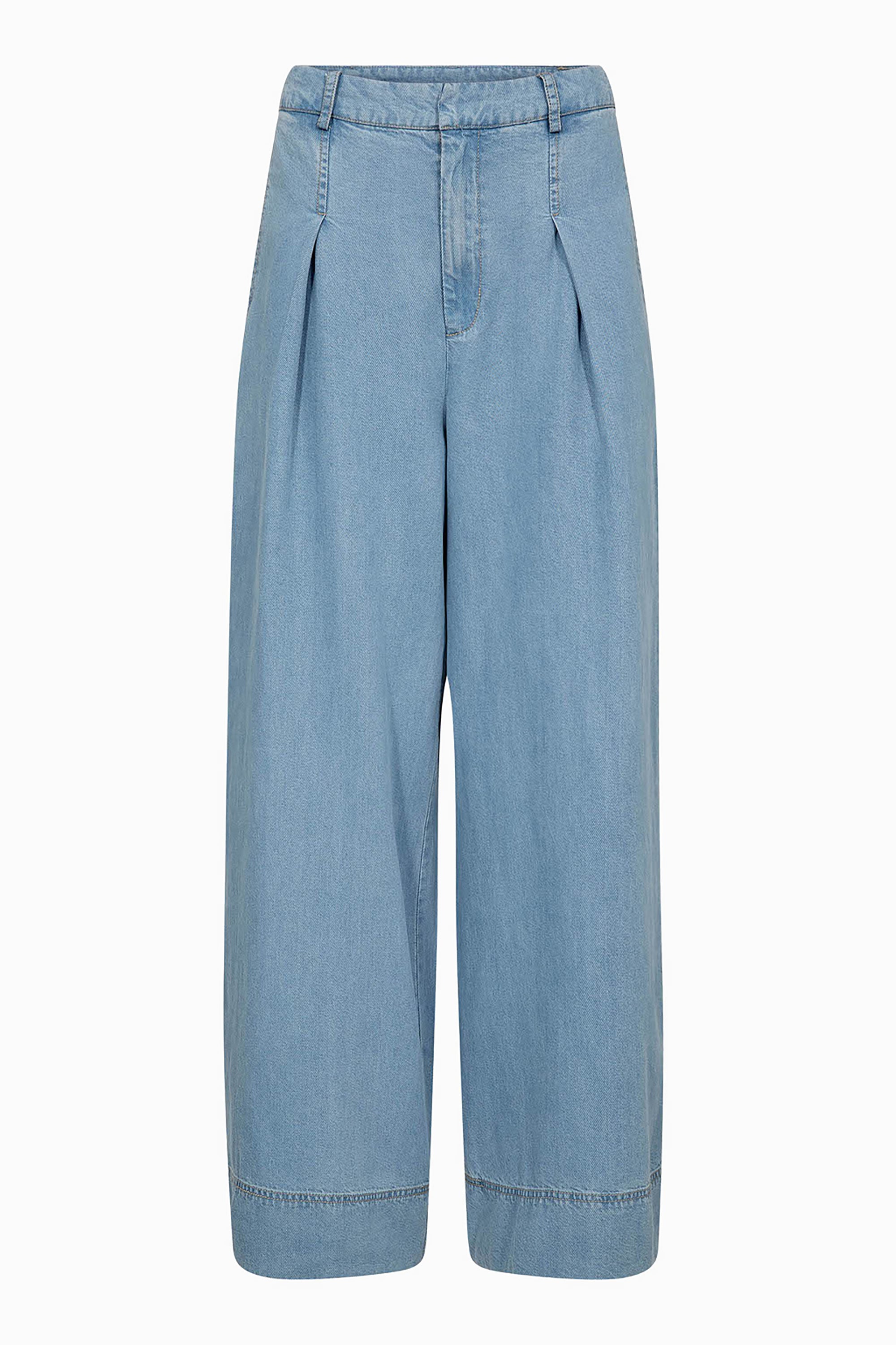 Tilly Pleat LL Pant - Fade Denim