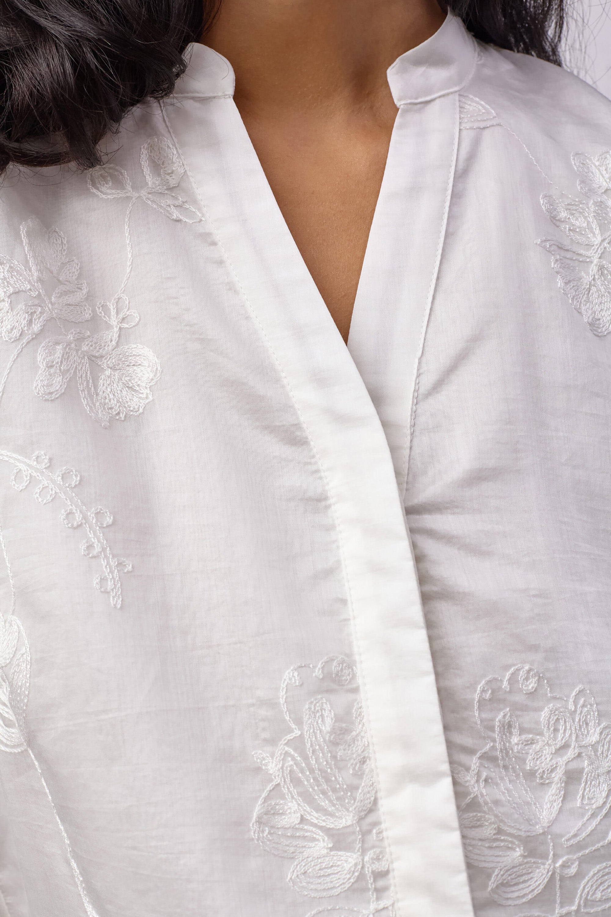 Vivian SS Blouse - Creme