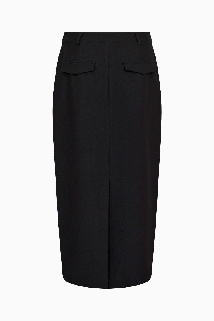 Vola Floor Pencil Skirt - Black