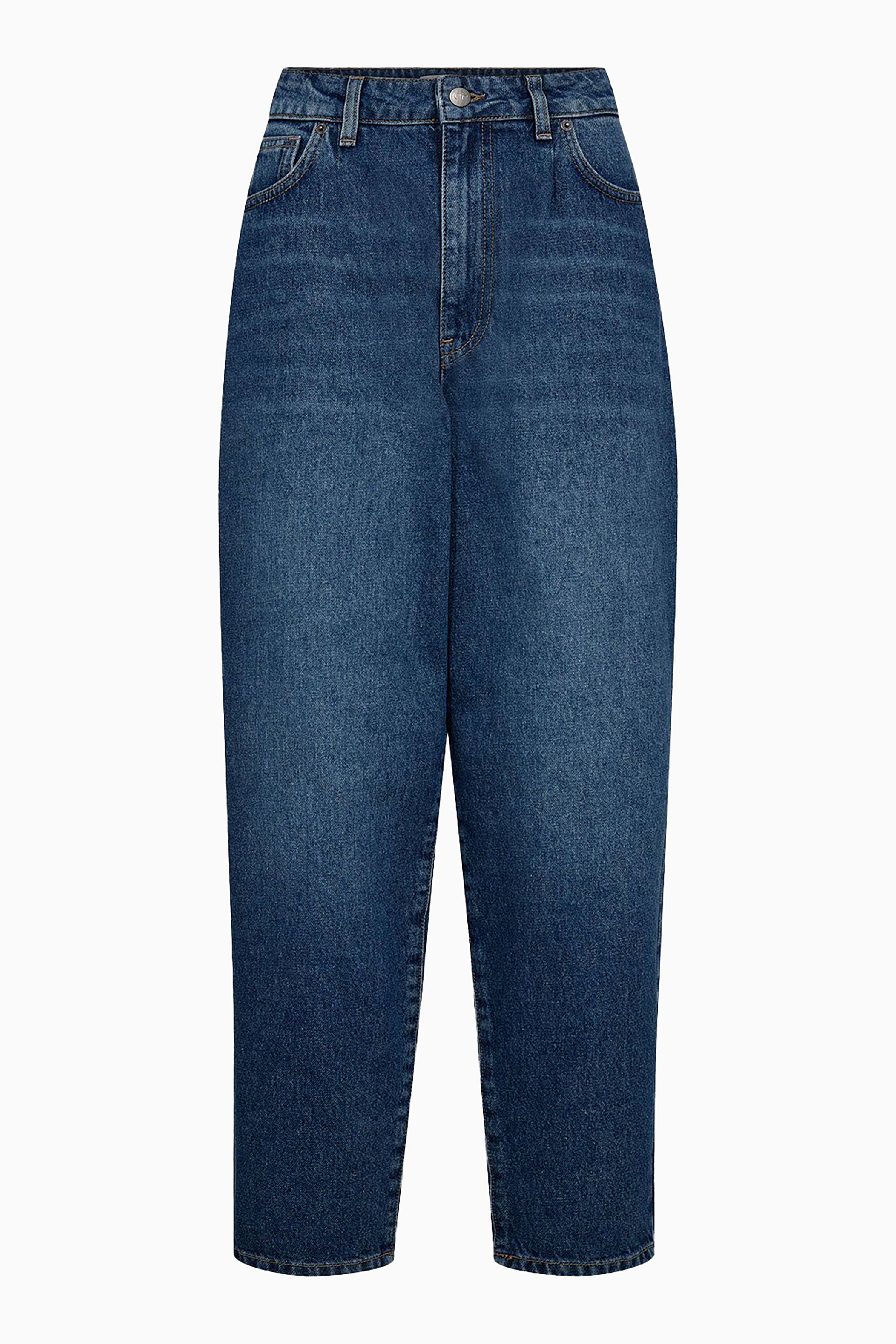 Willow Pleat Jeans - Denim Blue