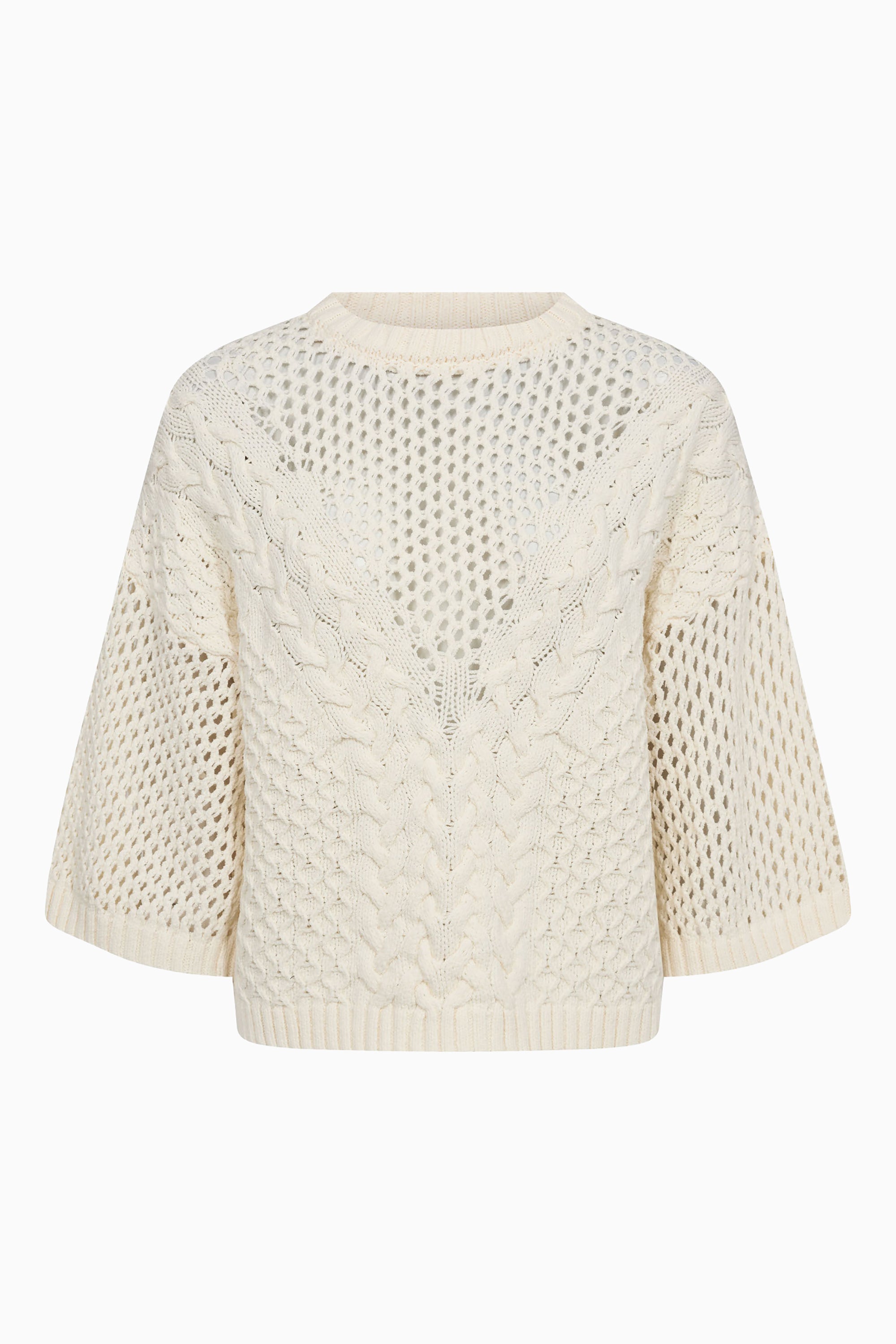 Zaya Cable O-Knit - Off White