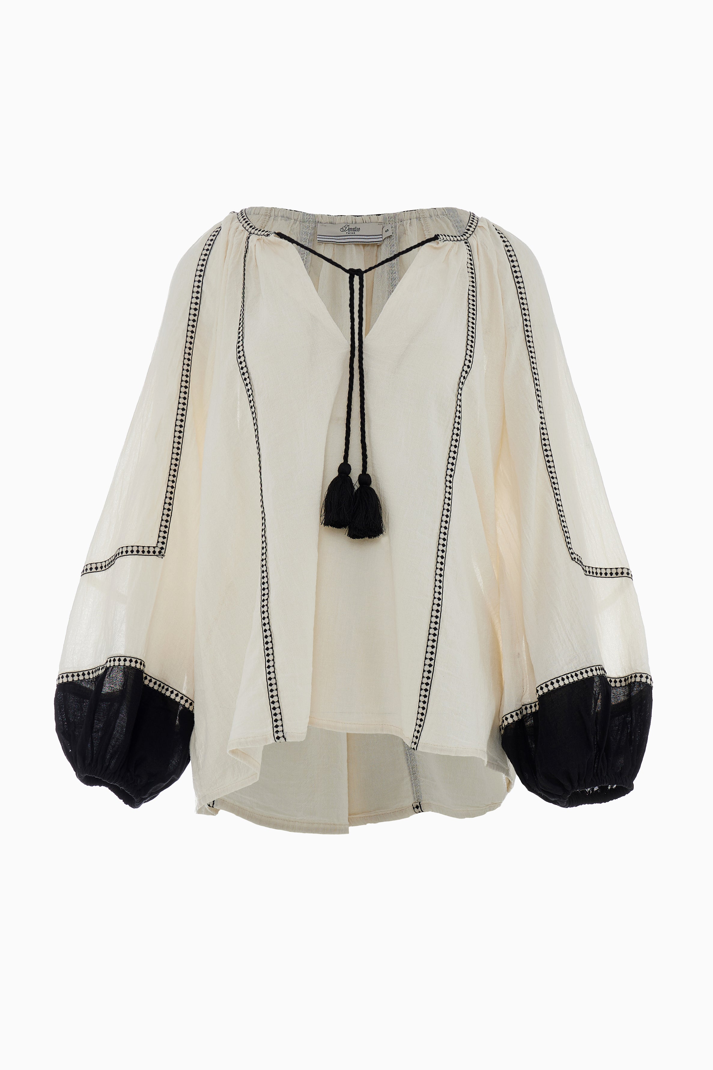 Epilogue Blouse - Black / Off White