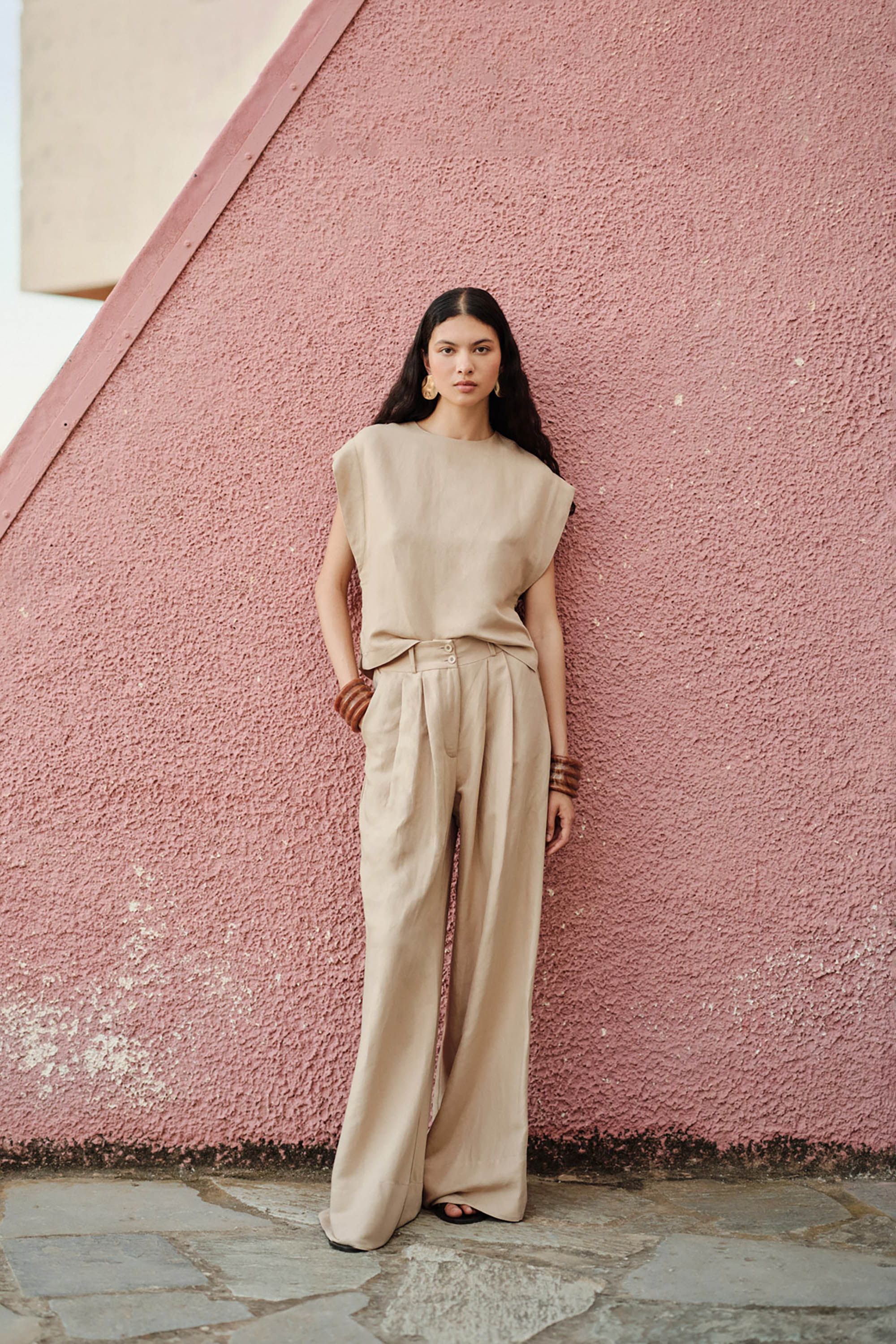 Petal Trouser - Beige