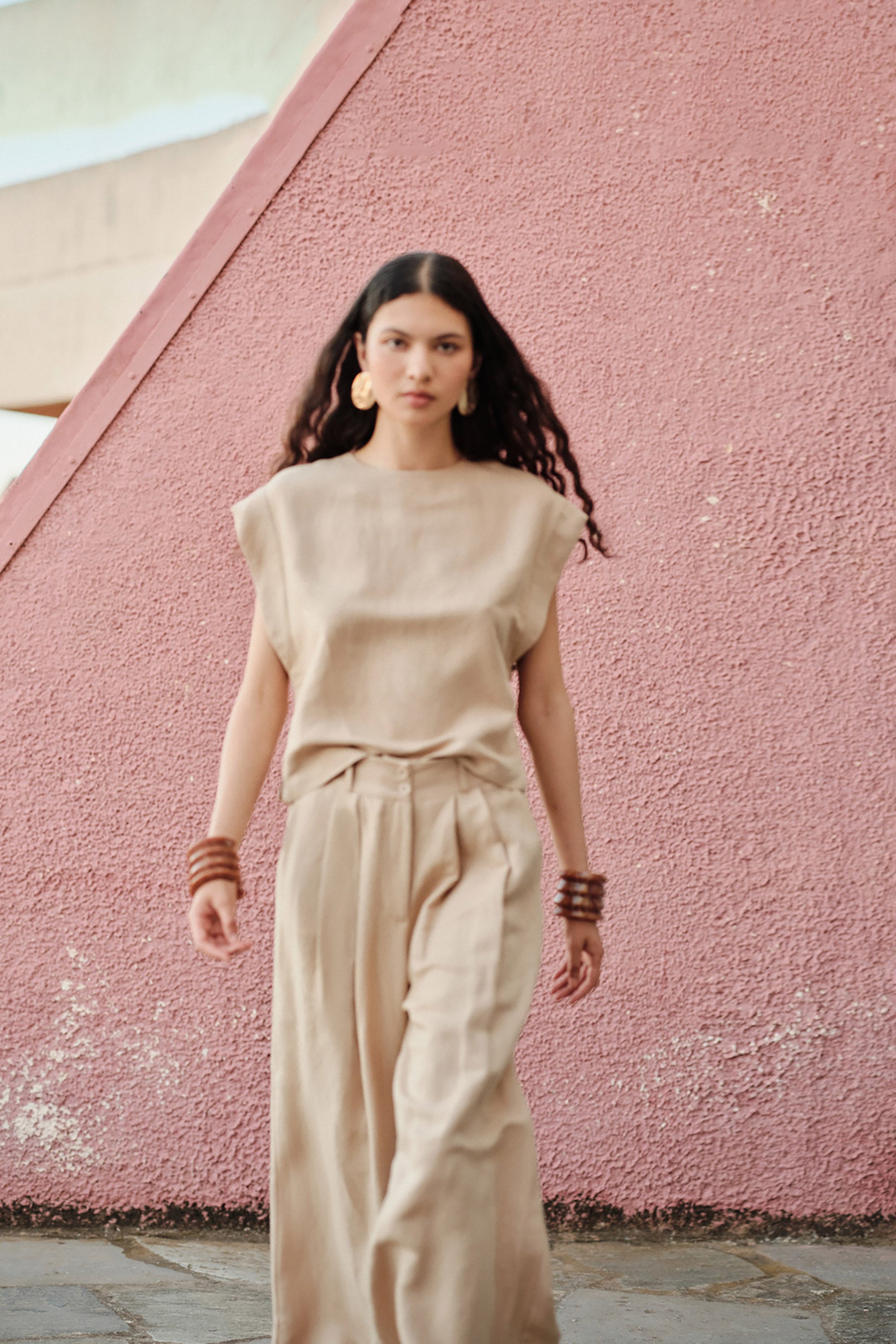 Petal Trouser - Beige