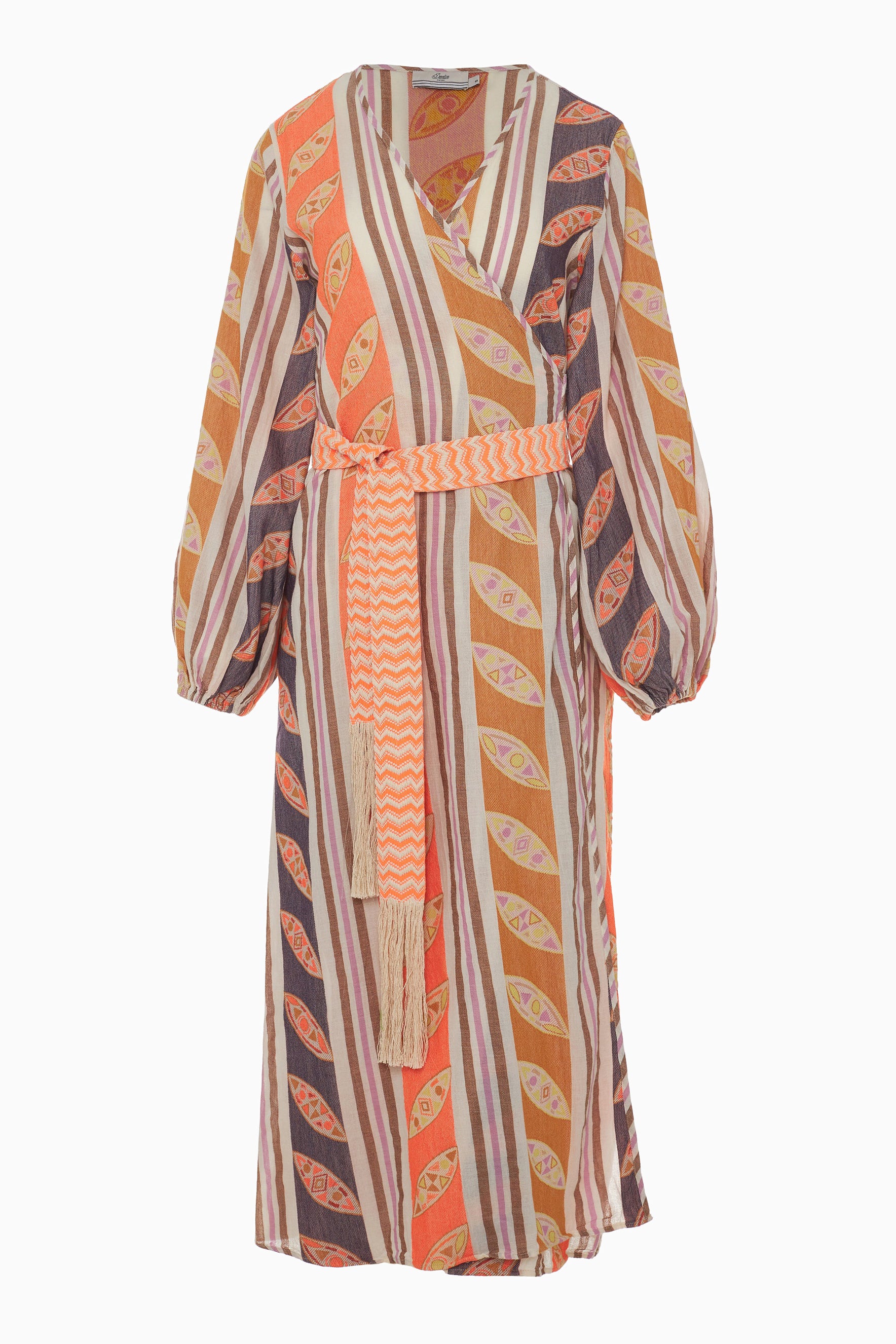 Devotion Thetis Dress - Orange / Lila - RUM Amsterdam